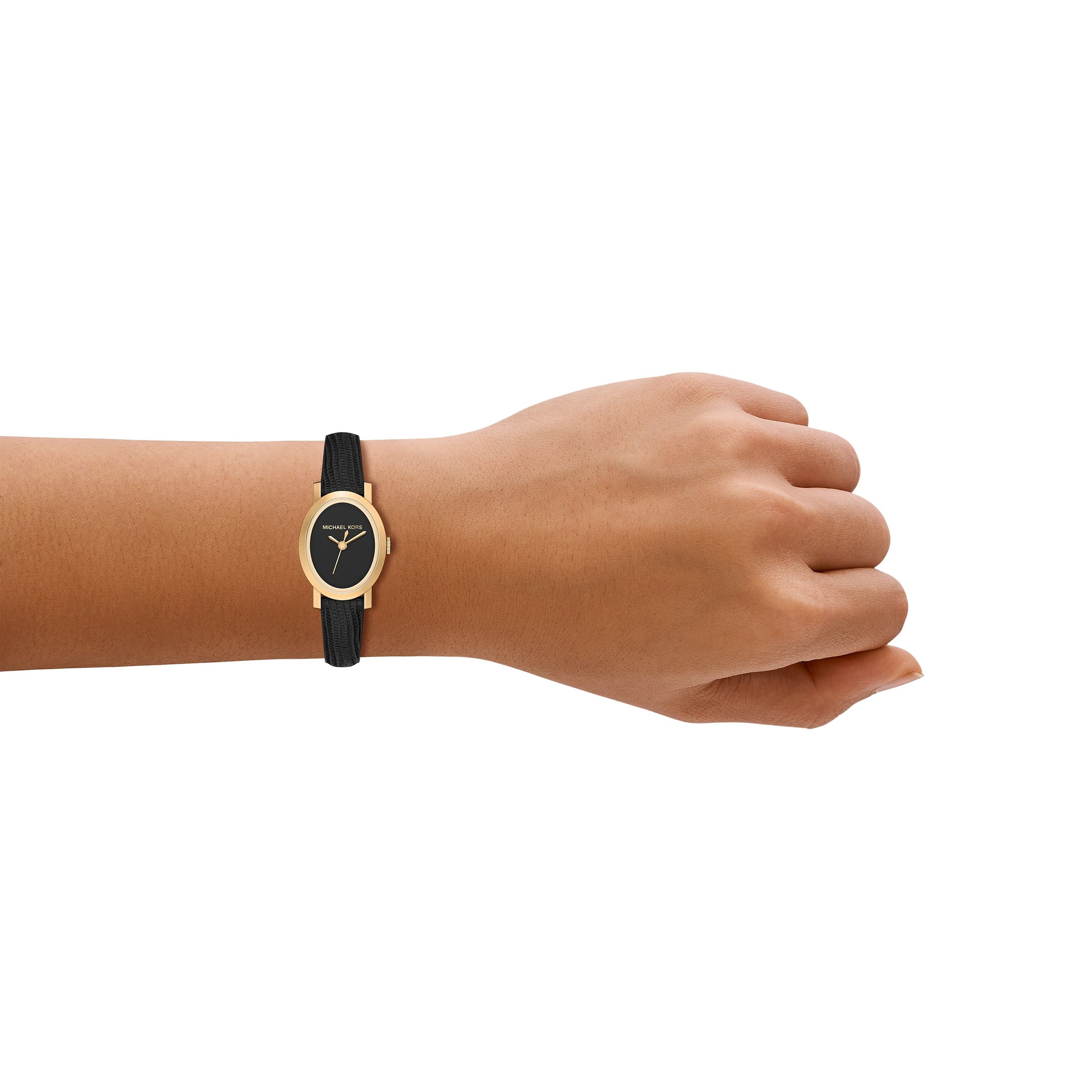 MICHAEL KORS Quarzuhr »MAUDE« Armbanduhr, Damenuhr, Lederarmband, analog