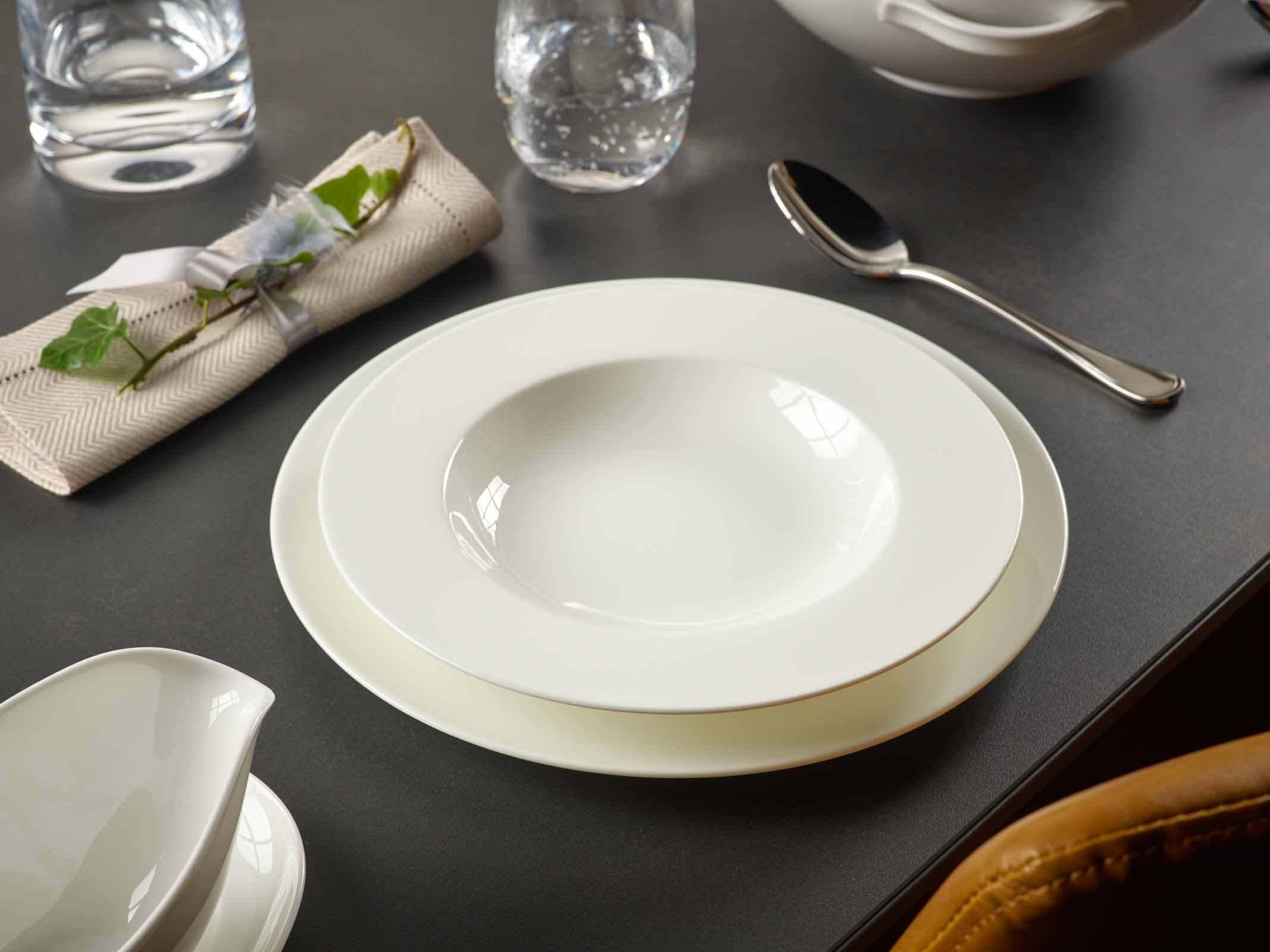 Villeroy & Boch Suppenteller »Suppenteller Anmut ø 24,8 cm 6er Set weiß«
