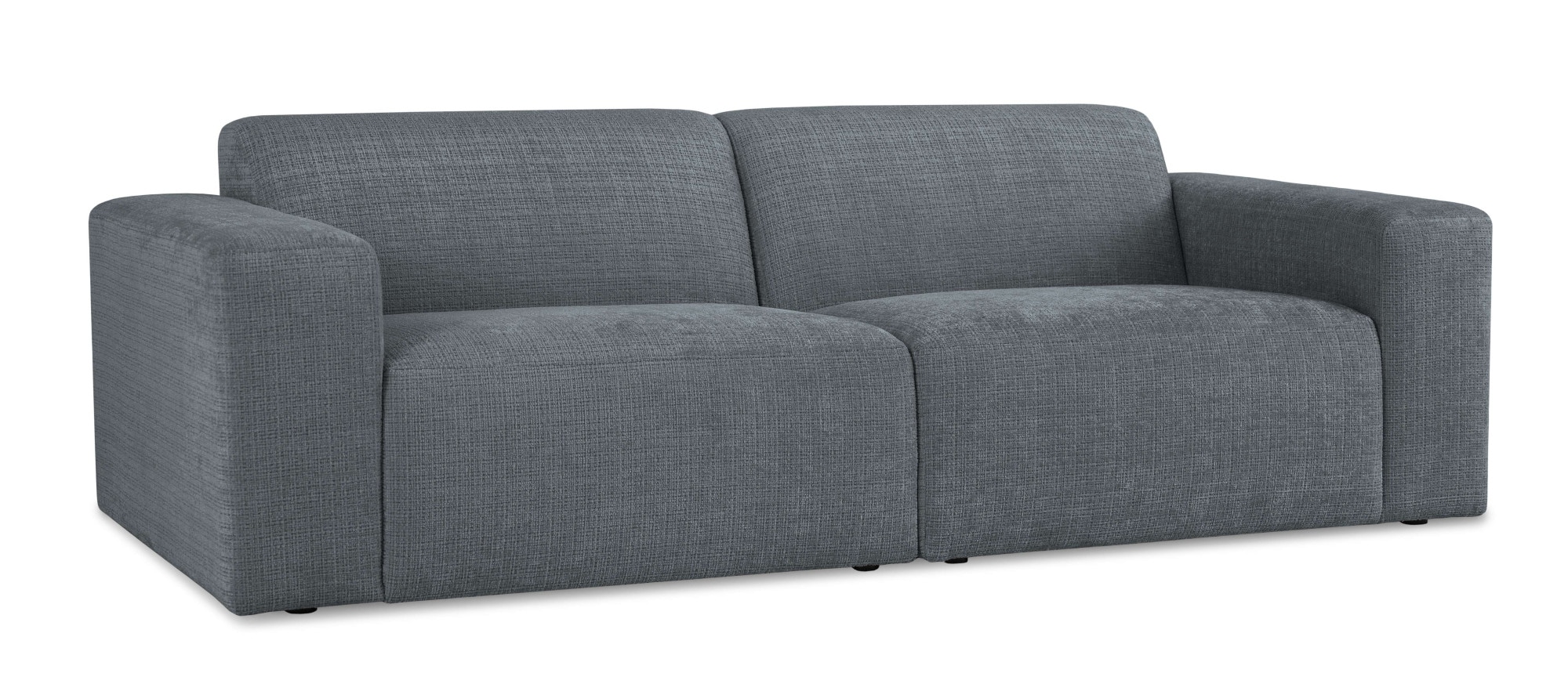 OTTO home 3-Sitzer »Koa, 228 cm, Modulsofa in Cord, Chenille, Struktur, Webstoff« Designsofa, weicher Lounge-Sitzkomfort, Welleunterfederung, bodentief
