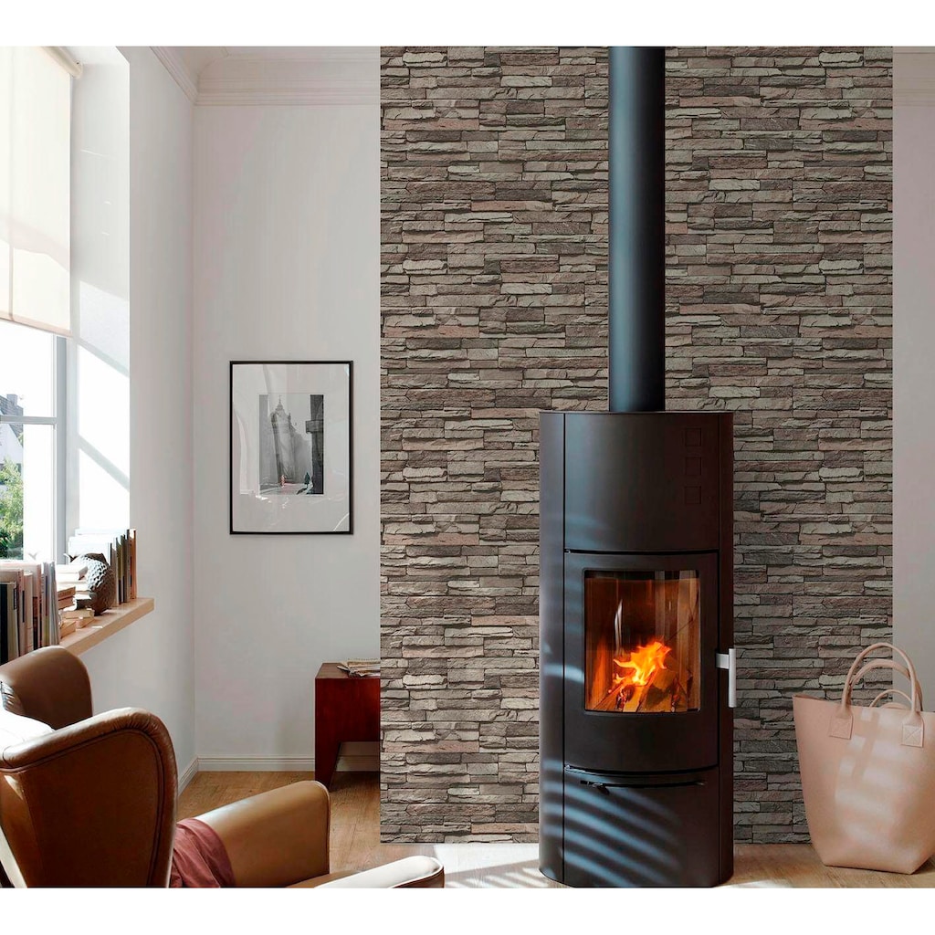 Technik & Freizeit Bauen & Renovieren living walls Vliestapete »Best of Wood`n Stone 2nd Edition«, Steinoptik, Modern Tapete Ste