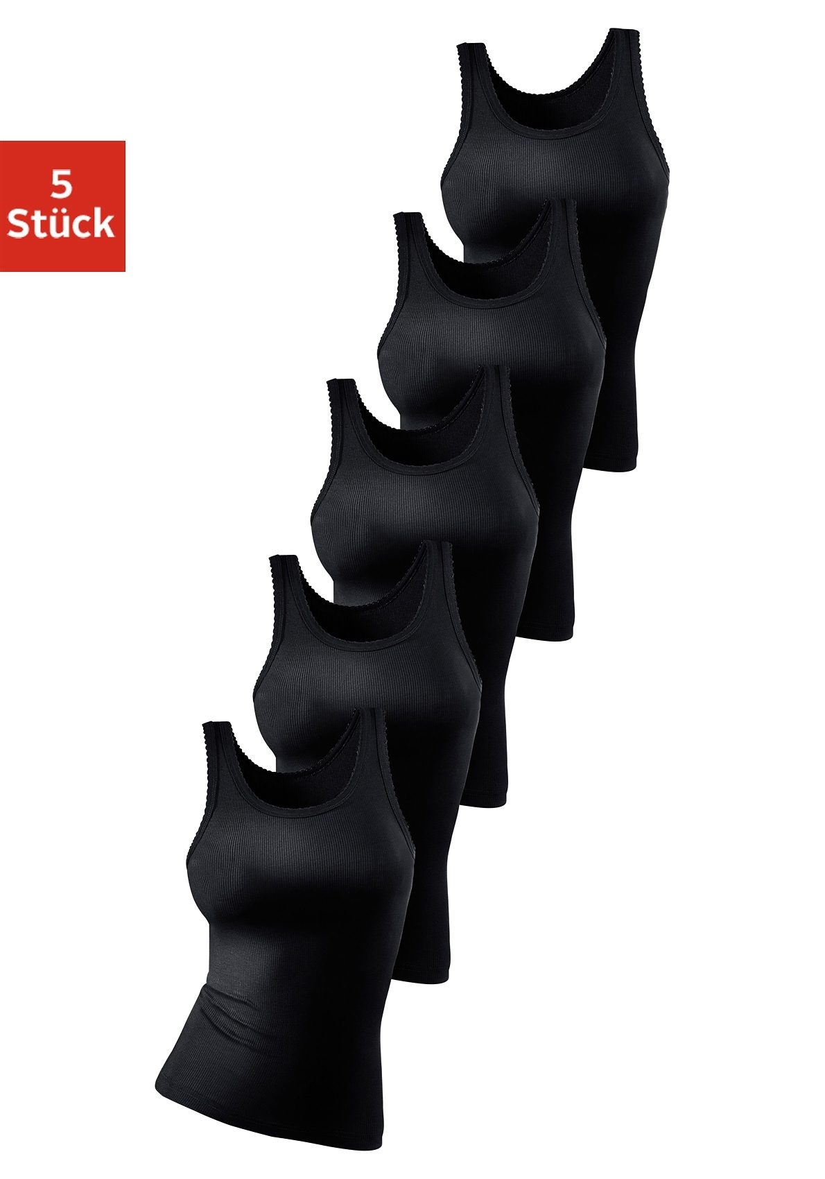 petite fleur Unterhemd, aus weicher Feinripp-Qualität, Tanktop, Unterziehsh günstig online kaufen