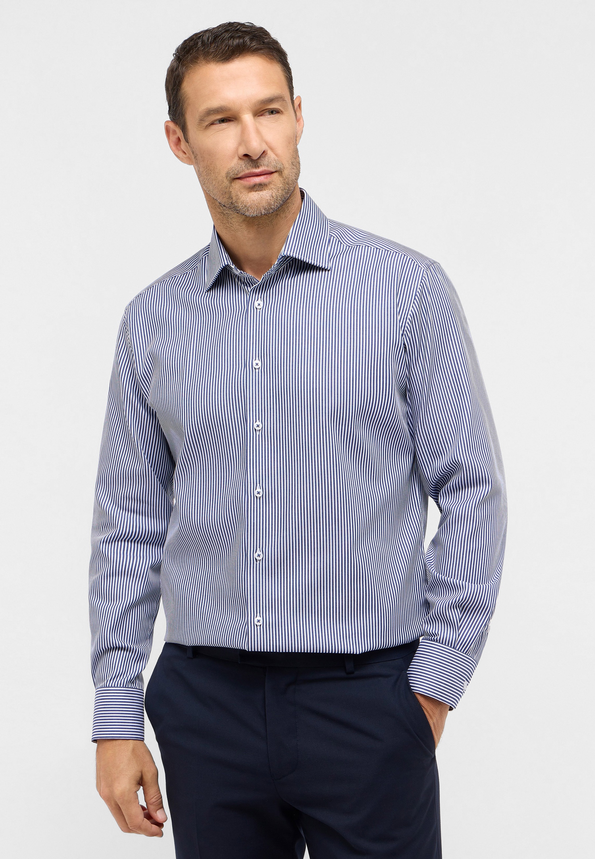 Eterna Langarmhemd "MODERN FIT" NON IRON (bügelfrei) günstig online kaufen