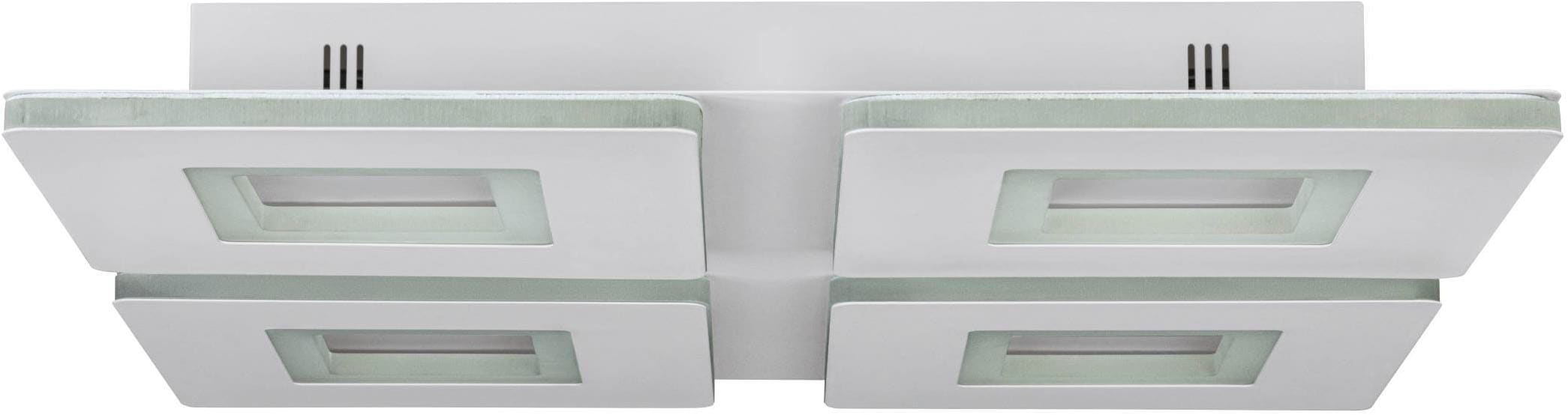 EGLO Deckenleuchte »Padrogiano-Z Deckenlampe, ZigBee 3.0, App und Sprachsteuerung, Lampe« LED-Modul 1 Stk. Kaltweiß | RGB ZigBee, App und Sprachsteuerung Alexa, RGB, dimmbar, 45 x 45 cm