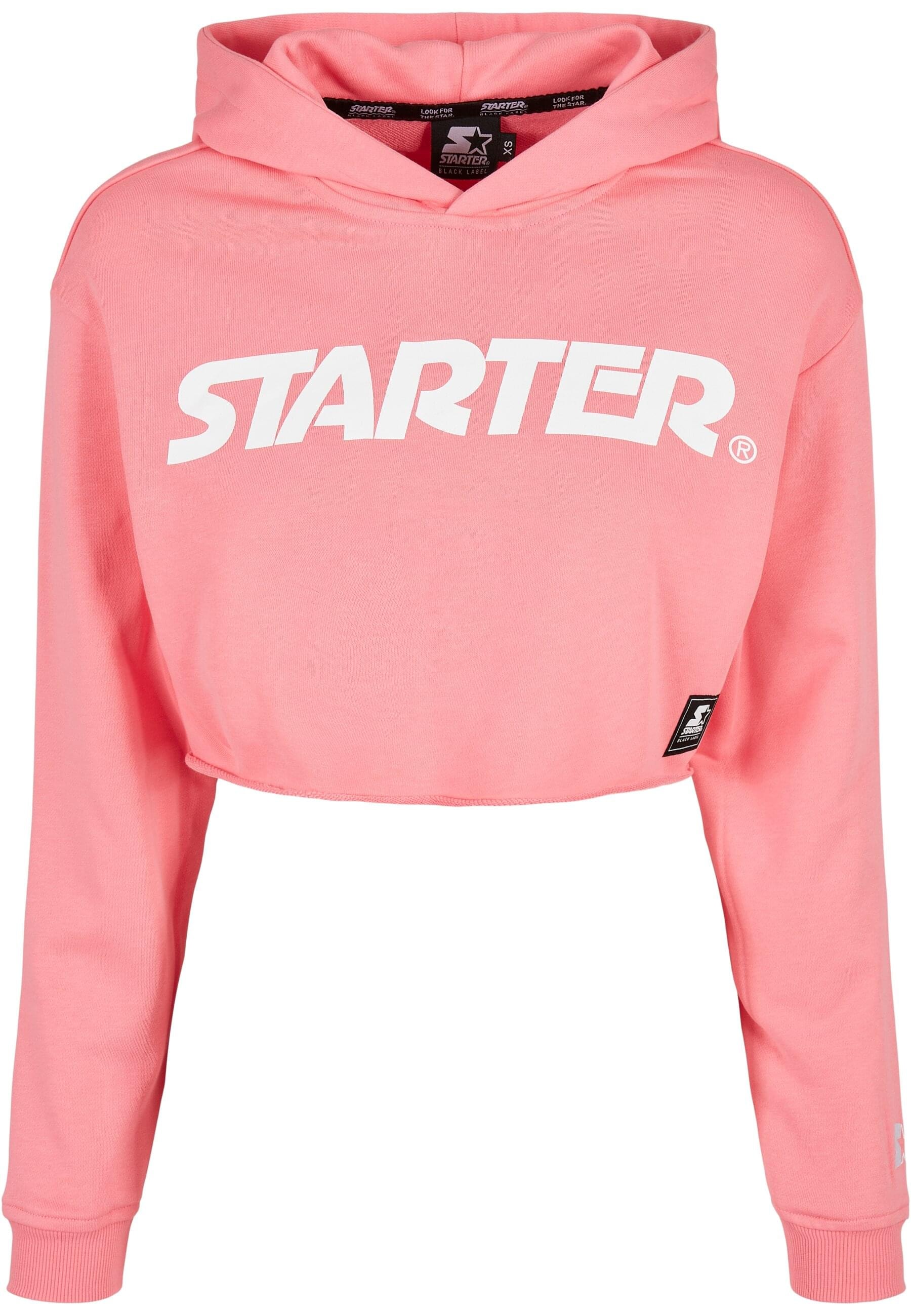 Starter Black Label Rundhalspullover "Starter Black Label Damen Ladies Starter Cropped Hoody"