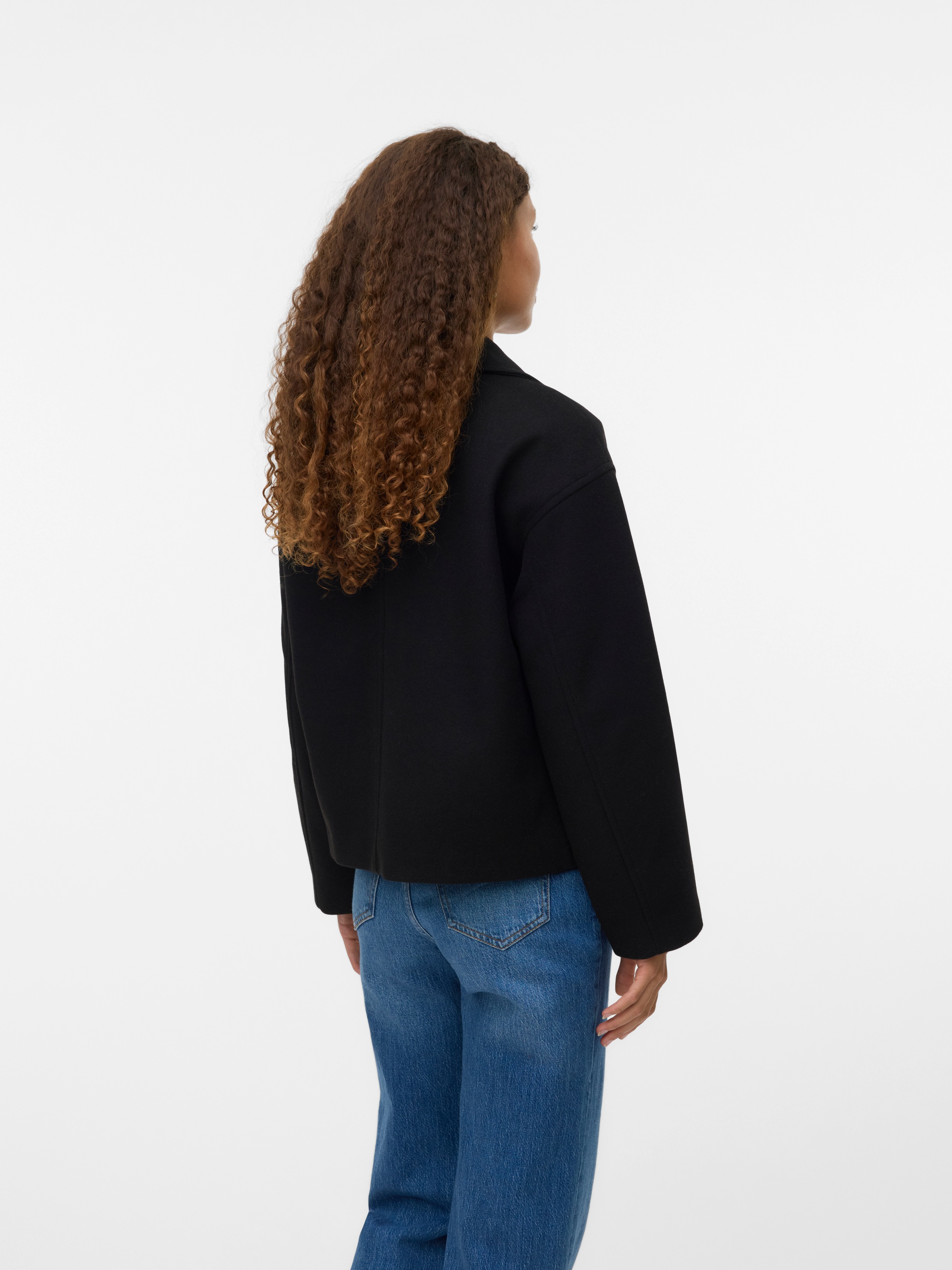 Vero Moda Cabanjacke "VMVINCELINE SHORT JACKET NOOS" mit Knopfleiste günstig online kaufen