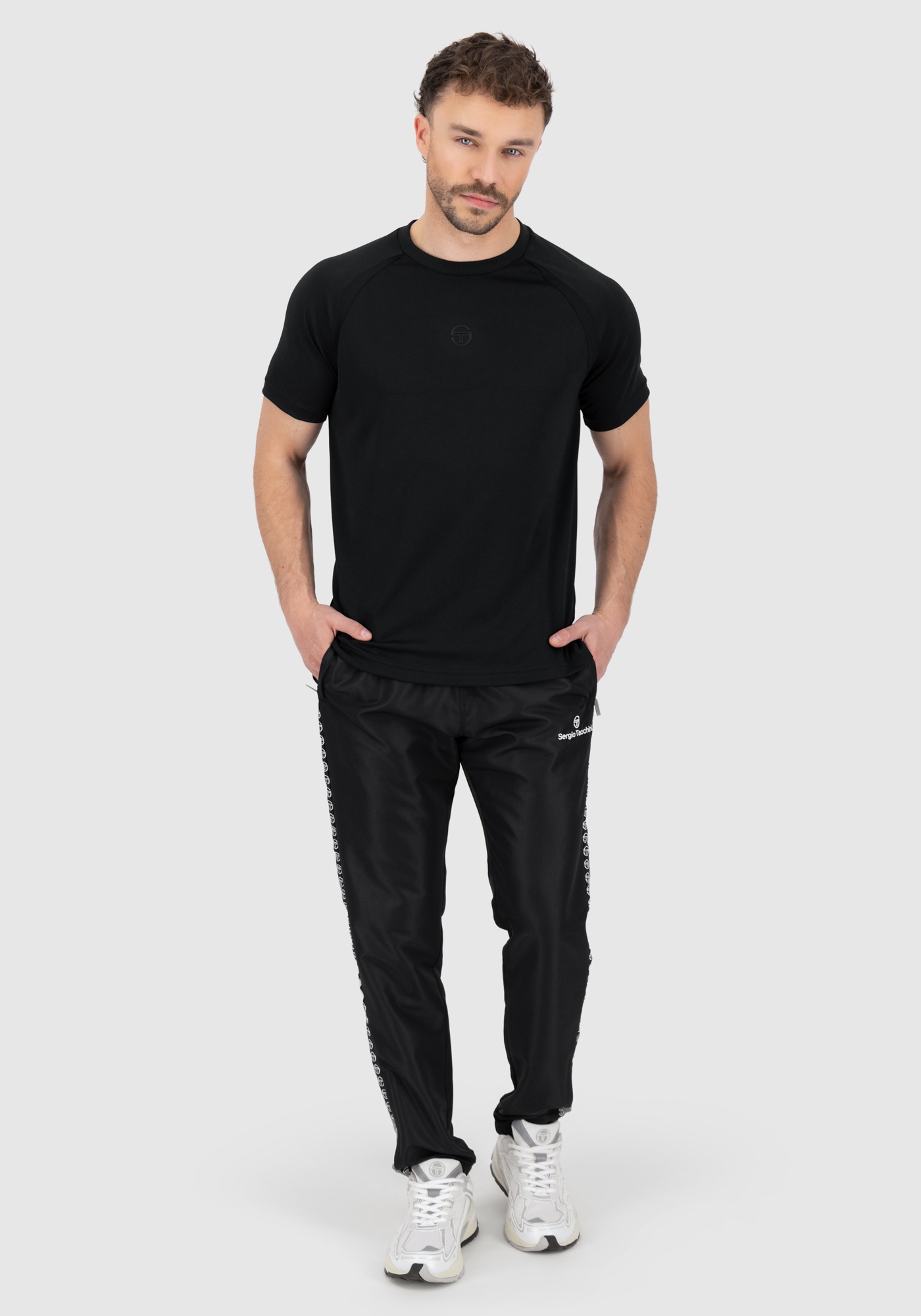 Sergio Tacchini T-Shirt »RISPECCHIO PL TEE Herren«, T-Shirt Herren, leichtes Kurzarmshirt, Sporttrikot, Outdoor, Sale
