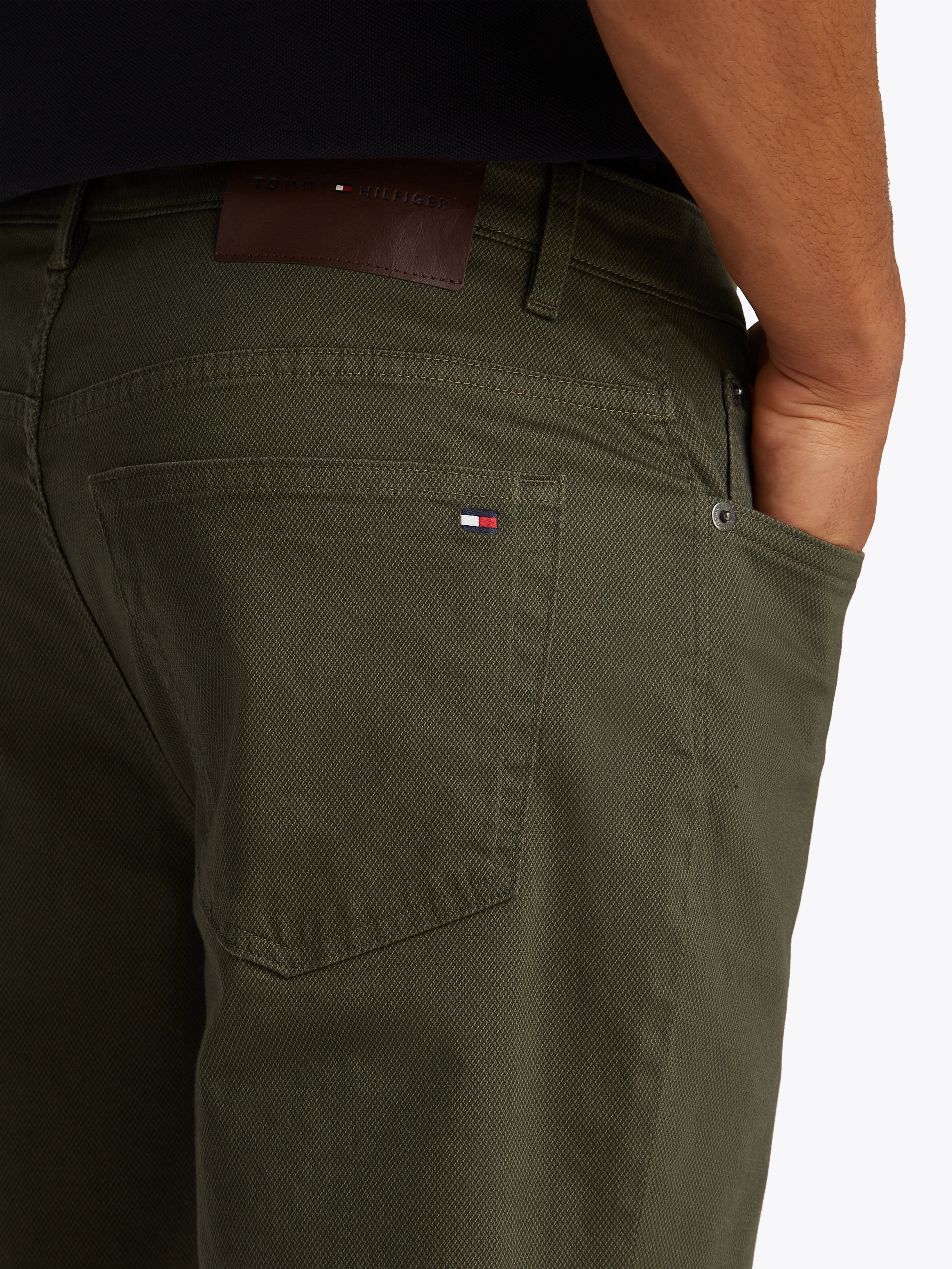 Tommy Hilfiger Chinohose »DENTON 5PKT PRINTED STRUCTURE«, mit Struktur