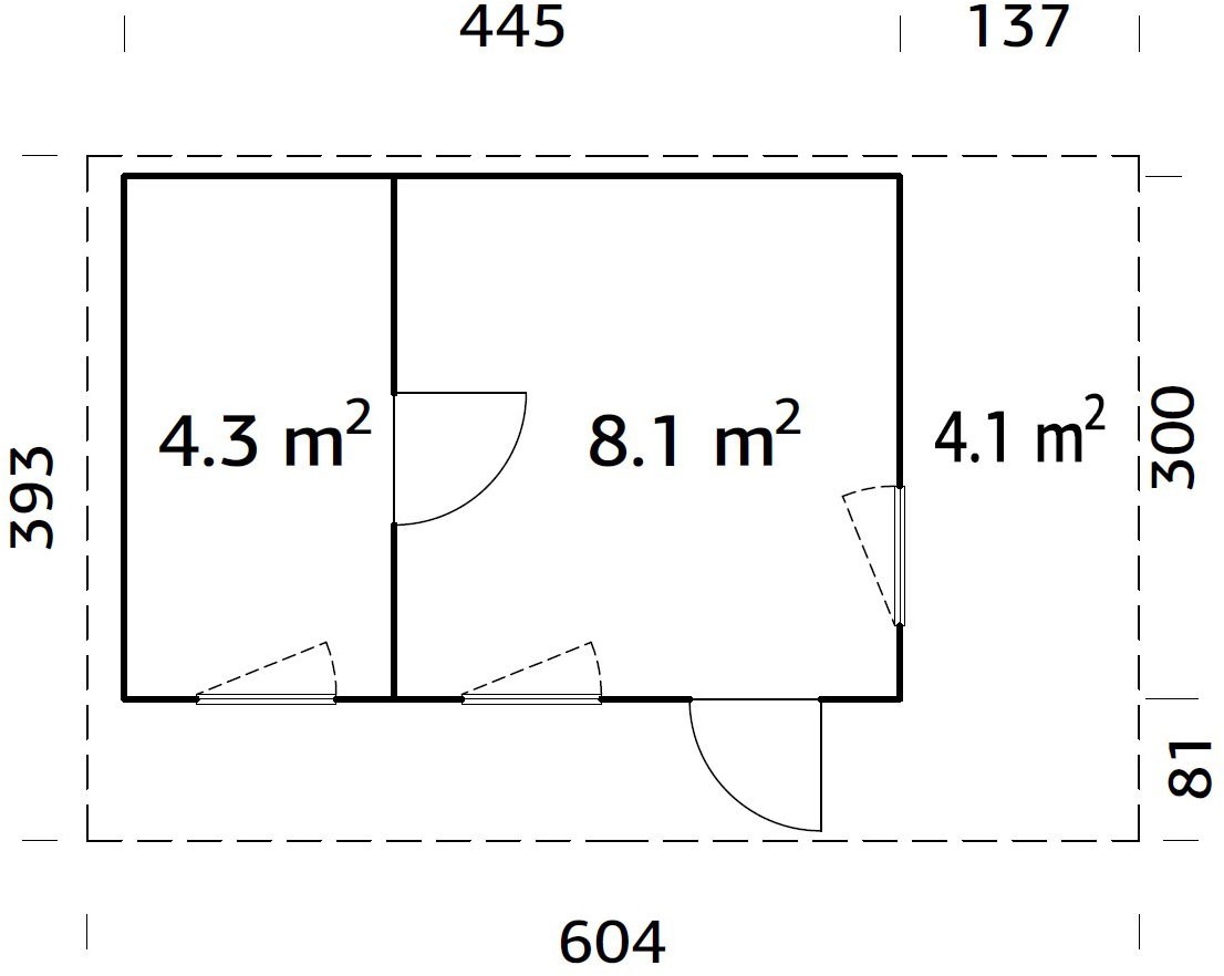 Palmako Gartenhaus »Grace« verschiedene Farben