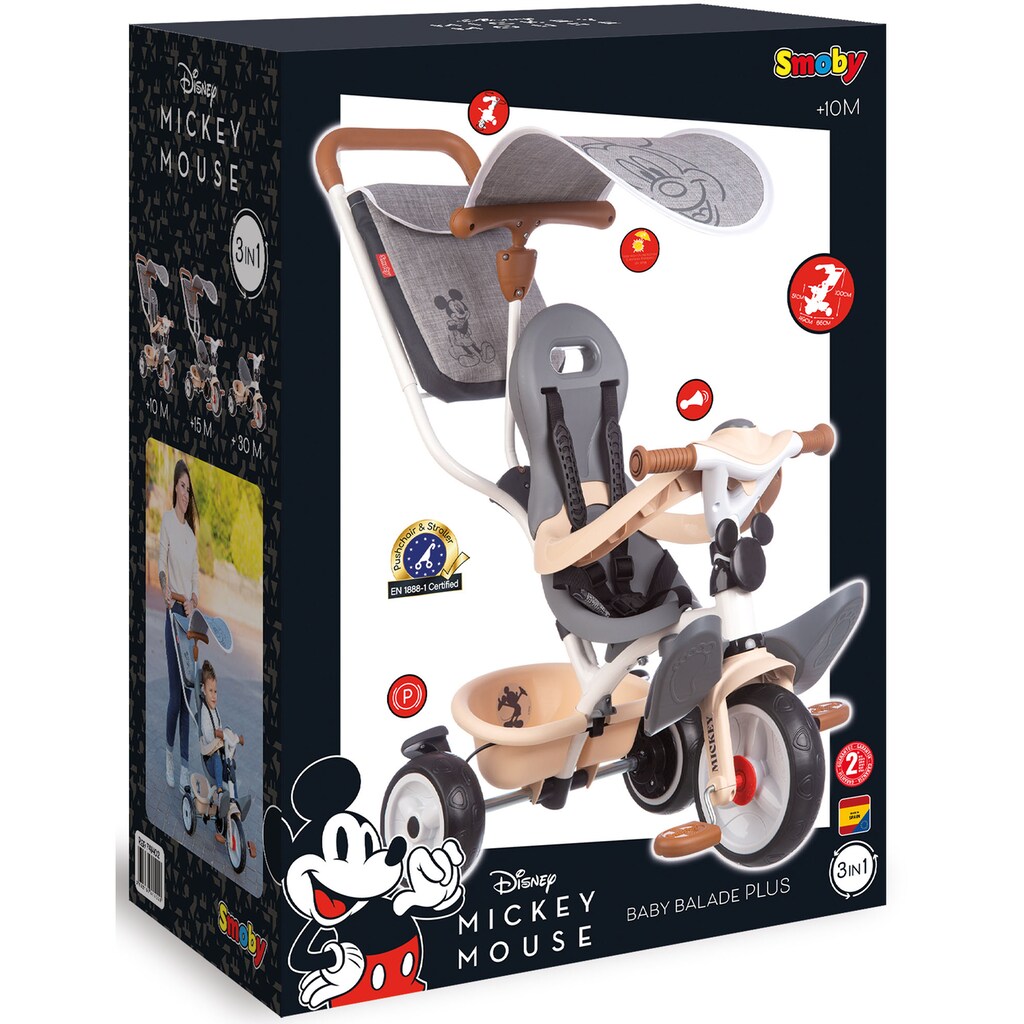 Smoby Dreirad »Baby Balade Plus, Mickey«