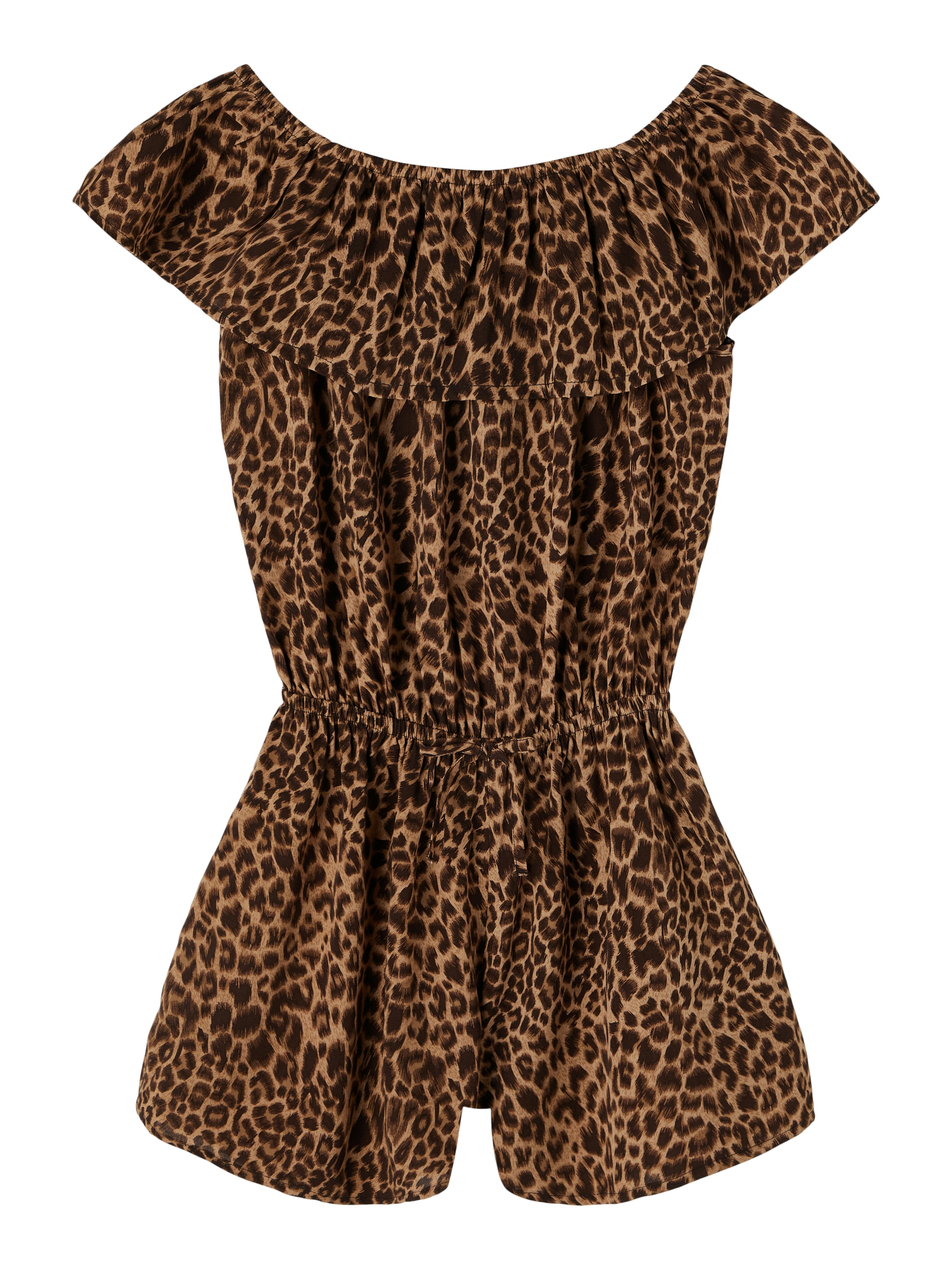 Name It Kurzoverall "Nkfvinaya Playsuit Fff" Kunstfaser, Elastischer Bund, Allover-Druck