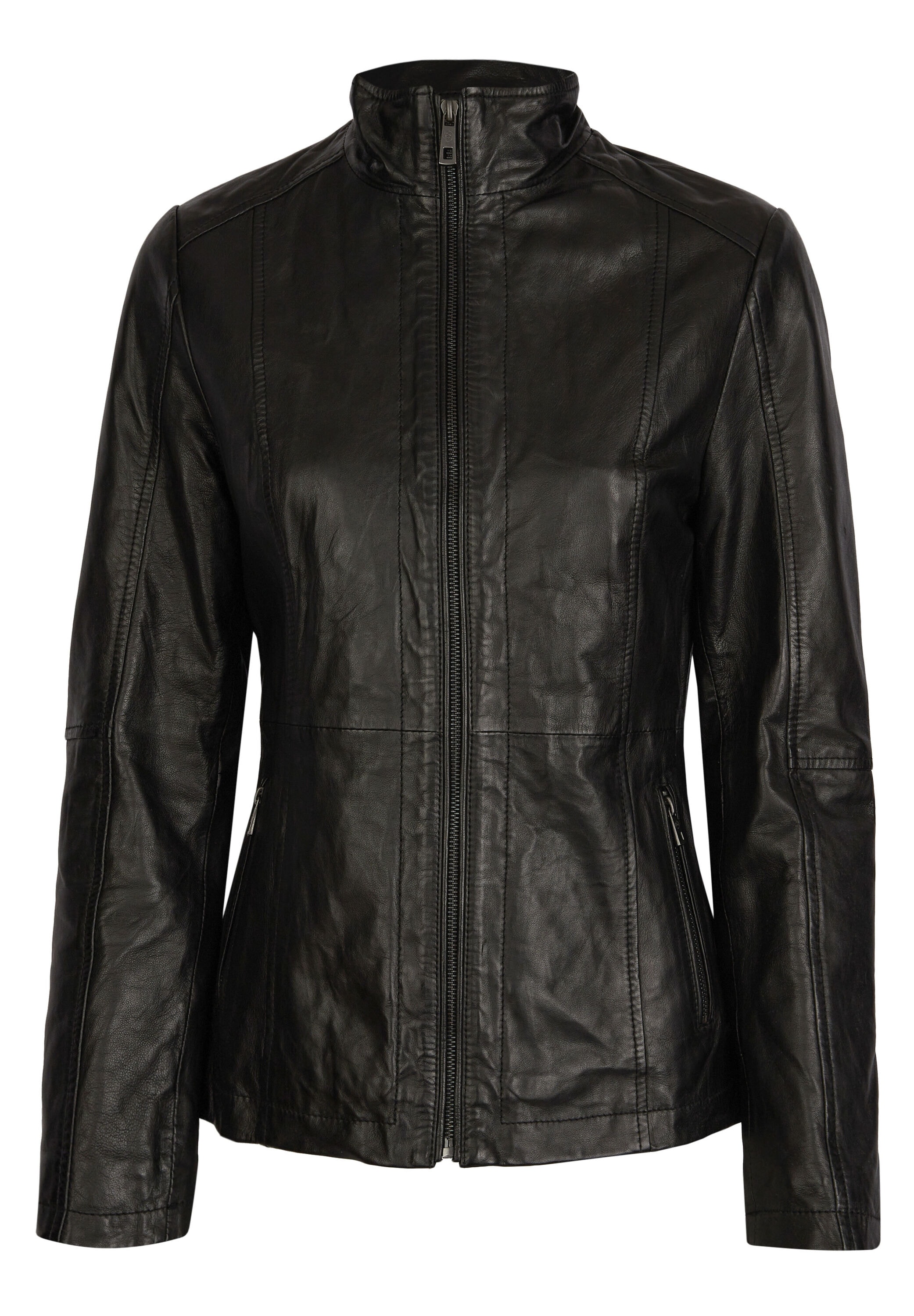 bugatti Lederjacke "BULady-105" ohne Kapuze aus hochwertigem Leder