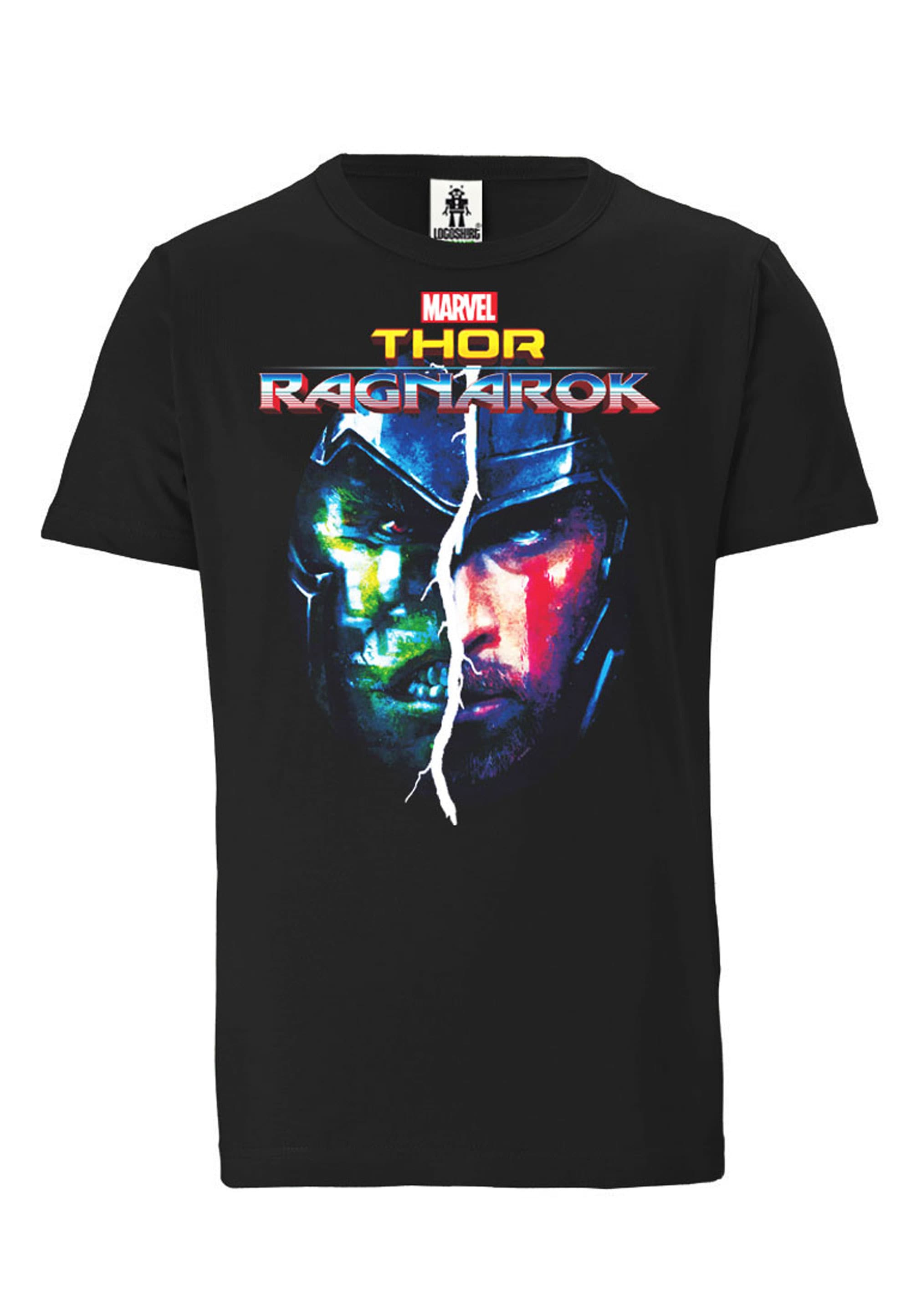LOGOSHIRT T-Shirt »Marvel - Thor Ragnarok«, mit coolem Thor-Frontprint