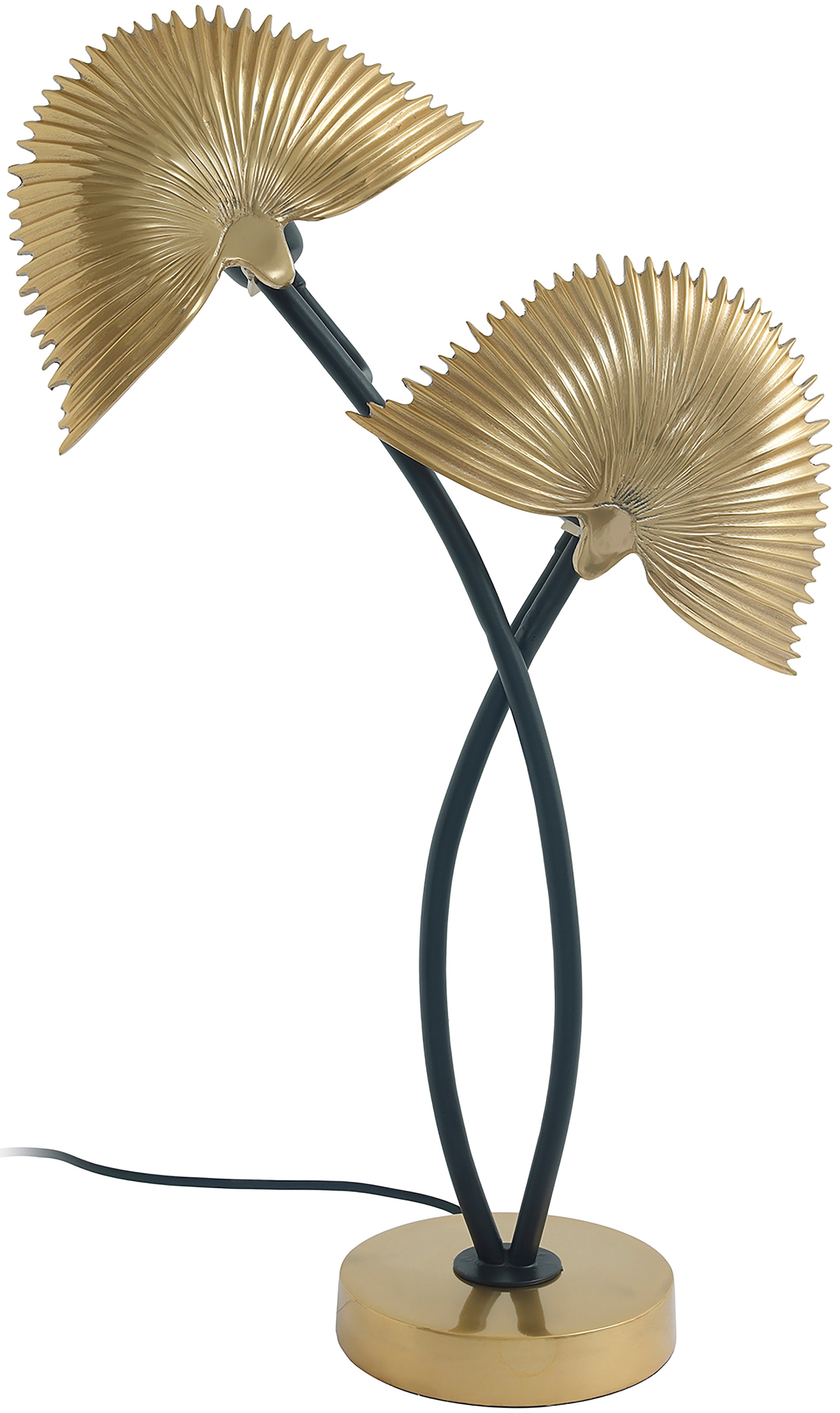 Kayoom Tischleuchte »Sue«, 2 flammig-flammig, Dekorative Tischlampe mit  zwei Lichtobjekten aus Metall | BAUR