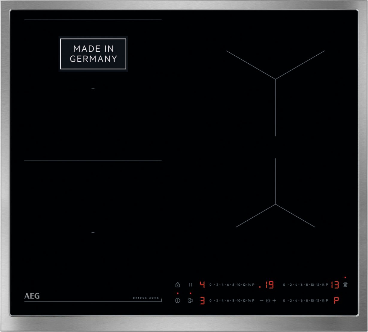 AEG Backofen-Set »HH24BSPIL«, mit 1-fach-Teleskopauszug, Pyrolyse-Selbstreinigung, WiFi, AirFry-Funktion, Kerntemperatursensor, Touch, Made in Germany