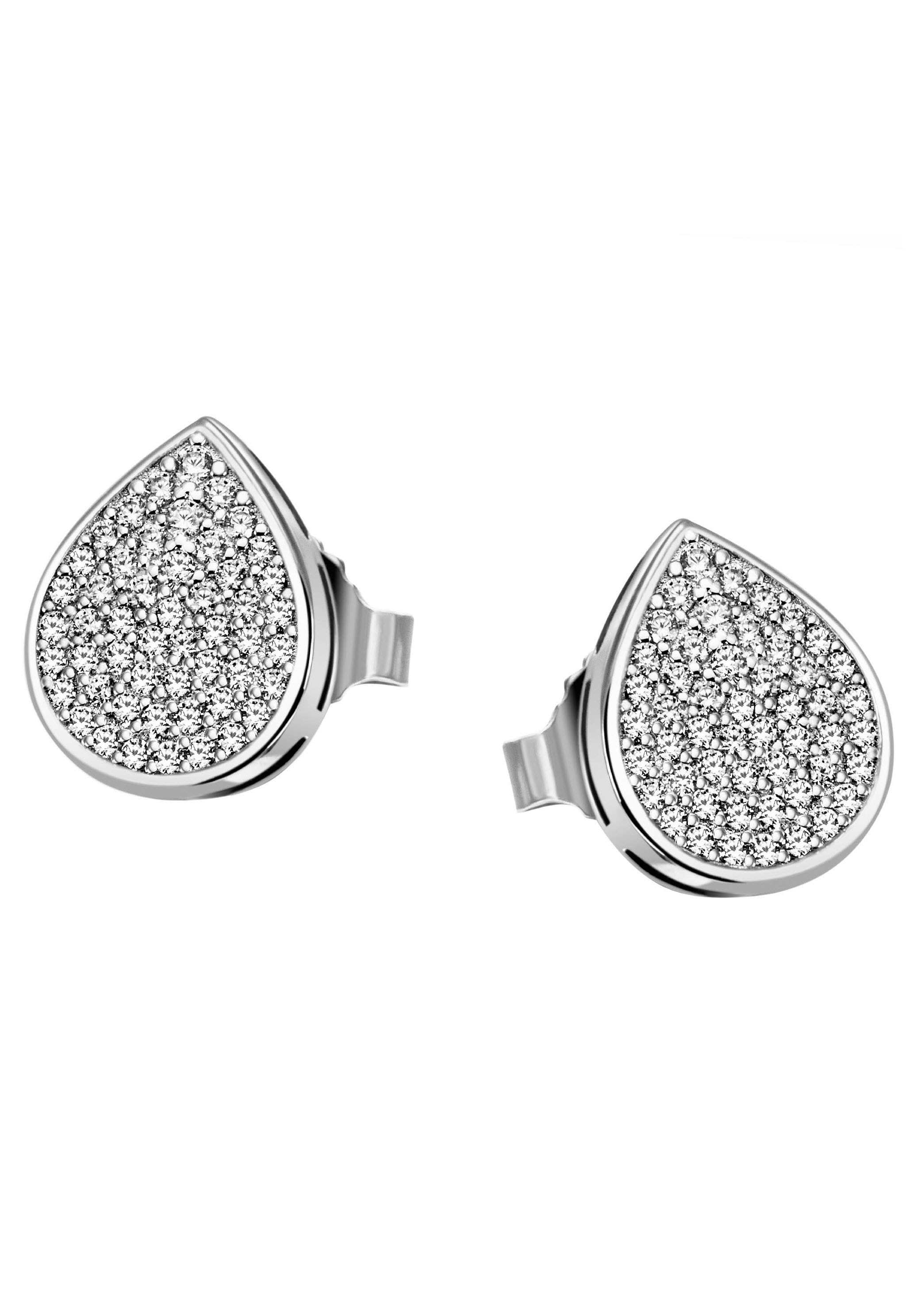 Firetti Paar Ohrstecker »Schmuck Geschenk, Ohrschmuck Pavé-Optik  glitzernd«, zu Kleid, Shirt, Jeans, Sneaker! Anlass Geburtstag Weihnachten  für bestellen | BAUR