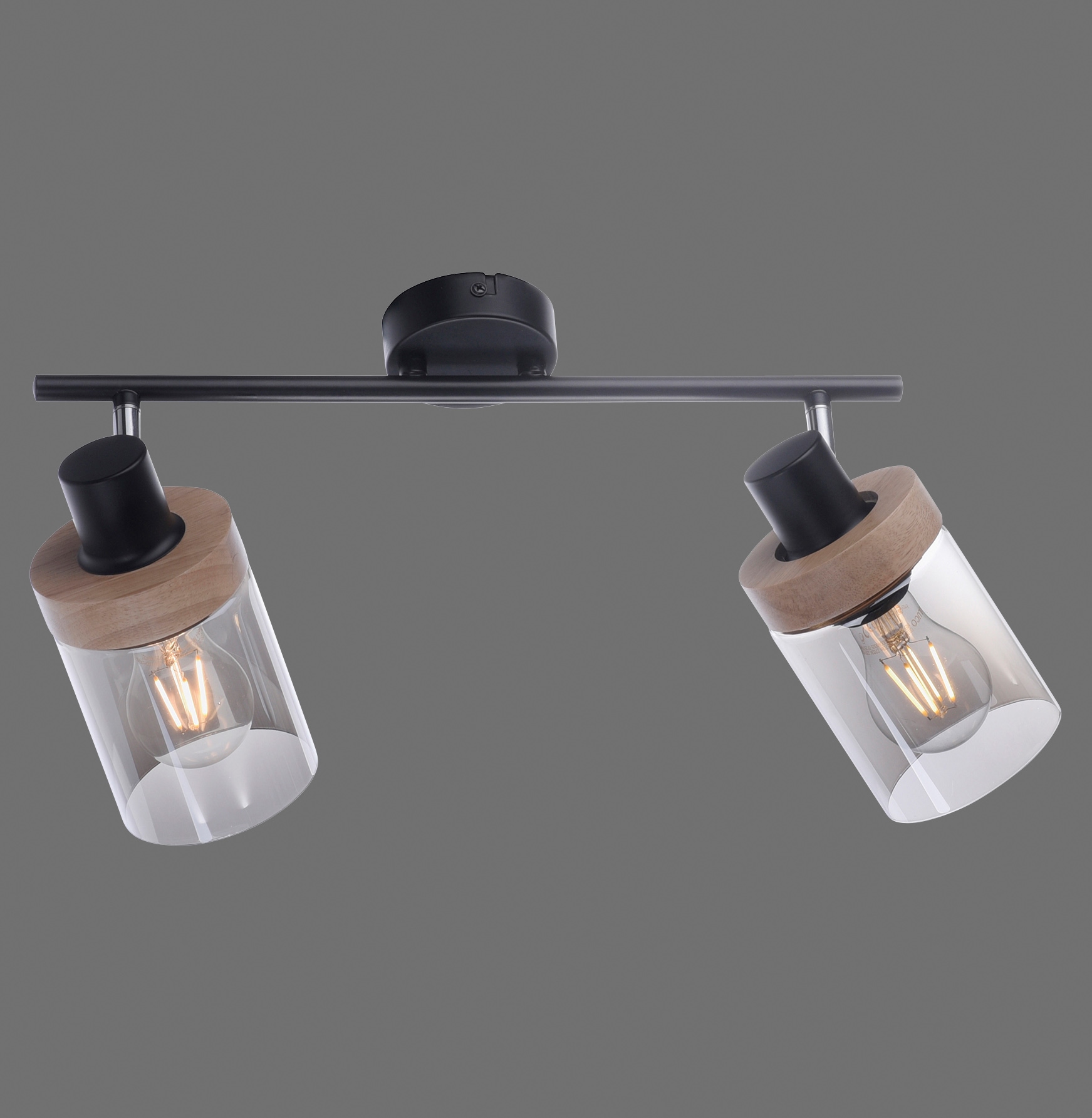 Home affaire Deckenleuchte »Tendon«, 2 flammig-flammig, Wandlampe, drehbar,  schwenkbar Glas, geeignet für Leuchtmittel - E27 | BAUR | Tischlampen