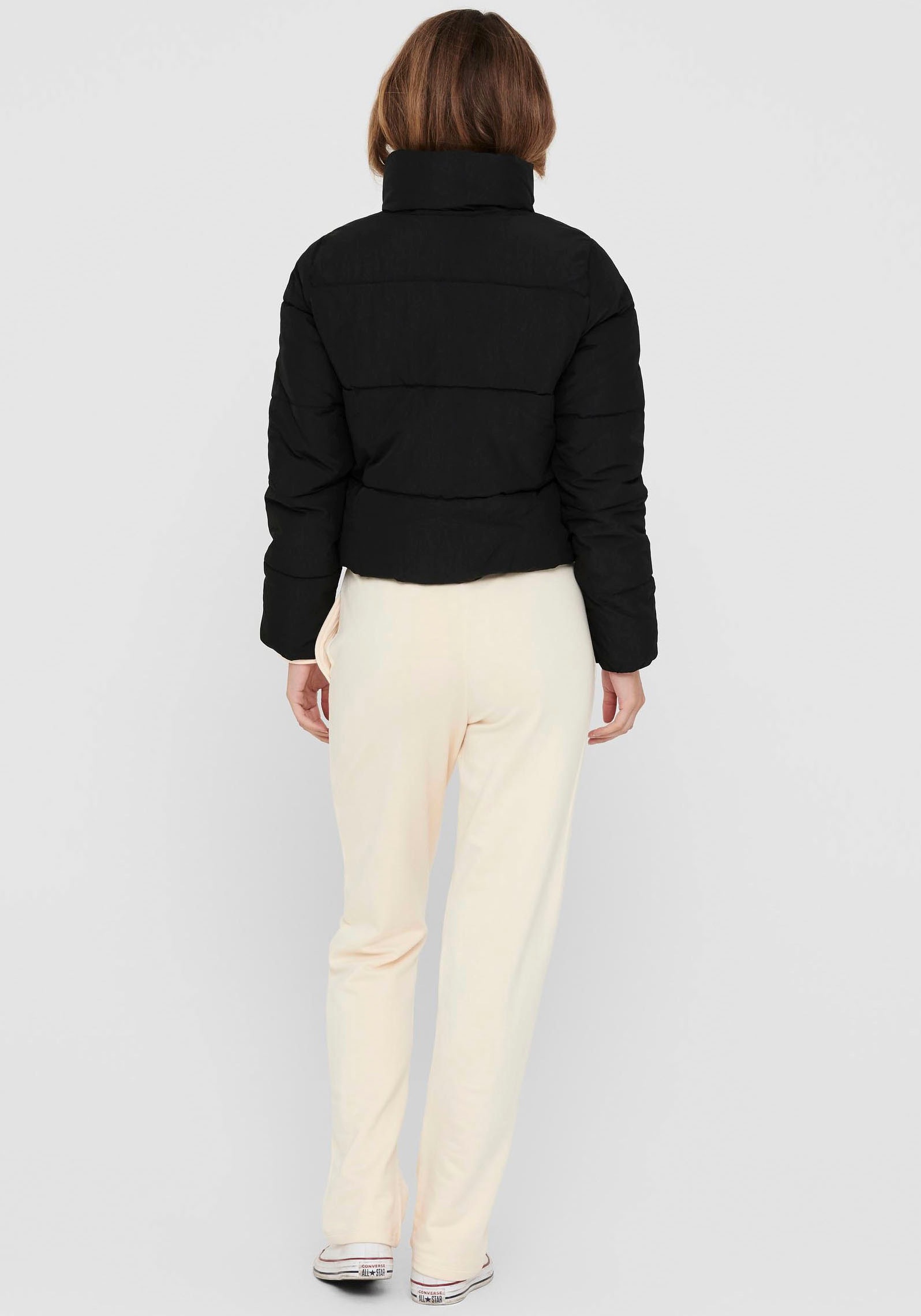 ONLY Steppjacke »ONLCAMILLA V-NECK L/S PULLOVER KNT NOOS«