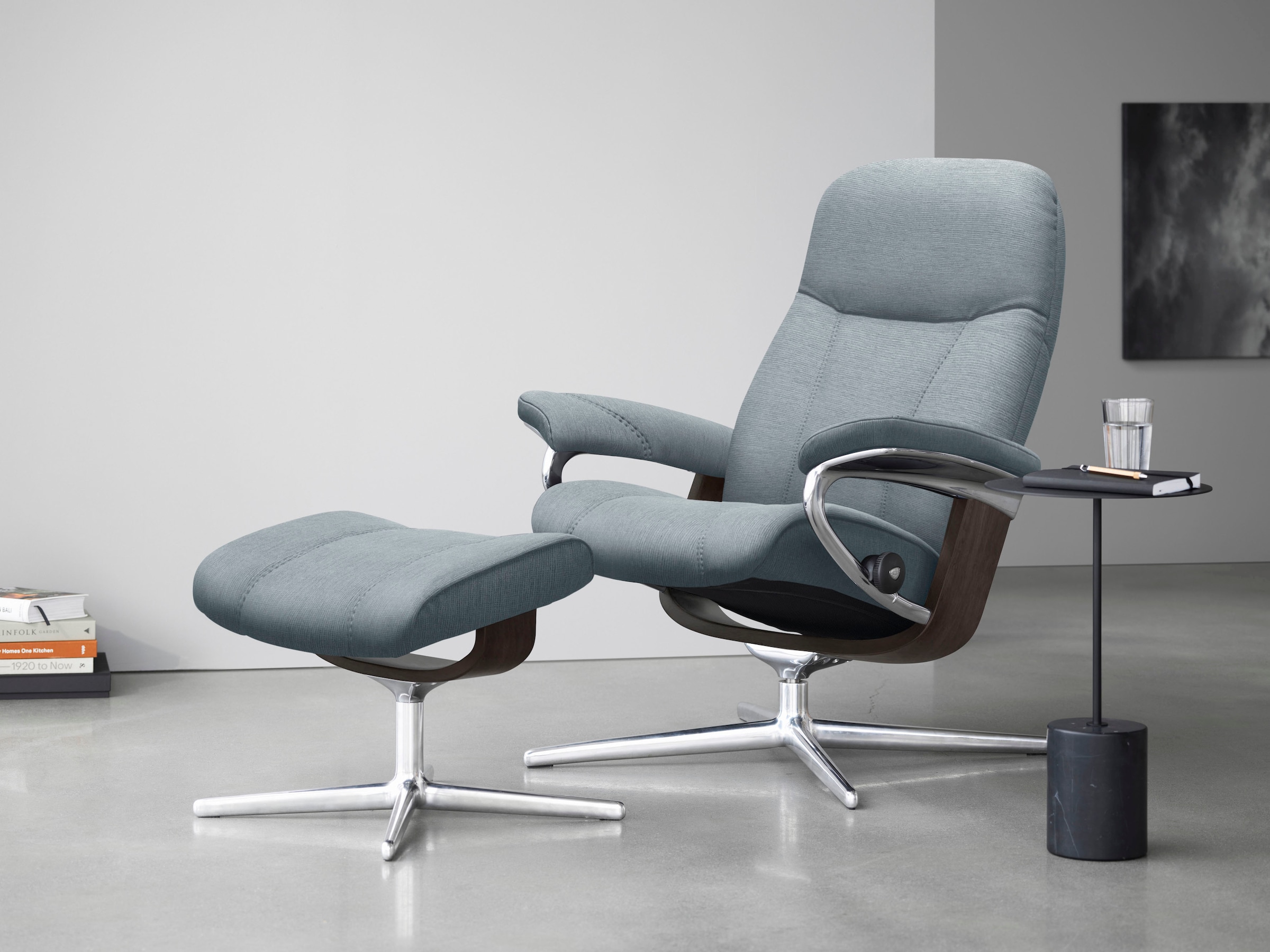 Stressless Relaxsessel "Consul", mit Cross Base, Größe S, M & L, Holzakzent günstig online kaufen