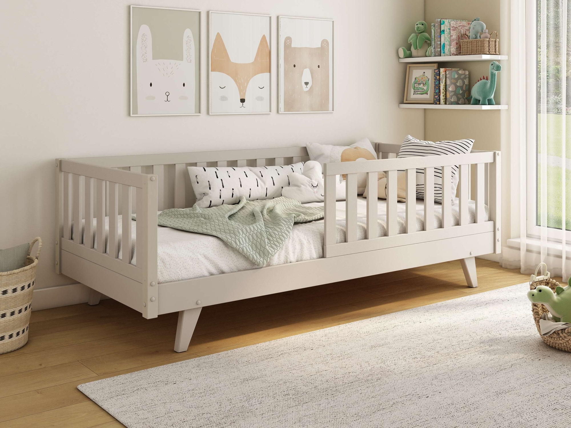 OTTO home Kinderbett »Avelin« aus massiver Kiefer, 90x200, FSC® zertifiziert