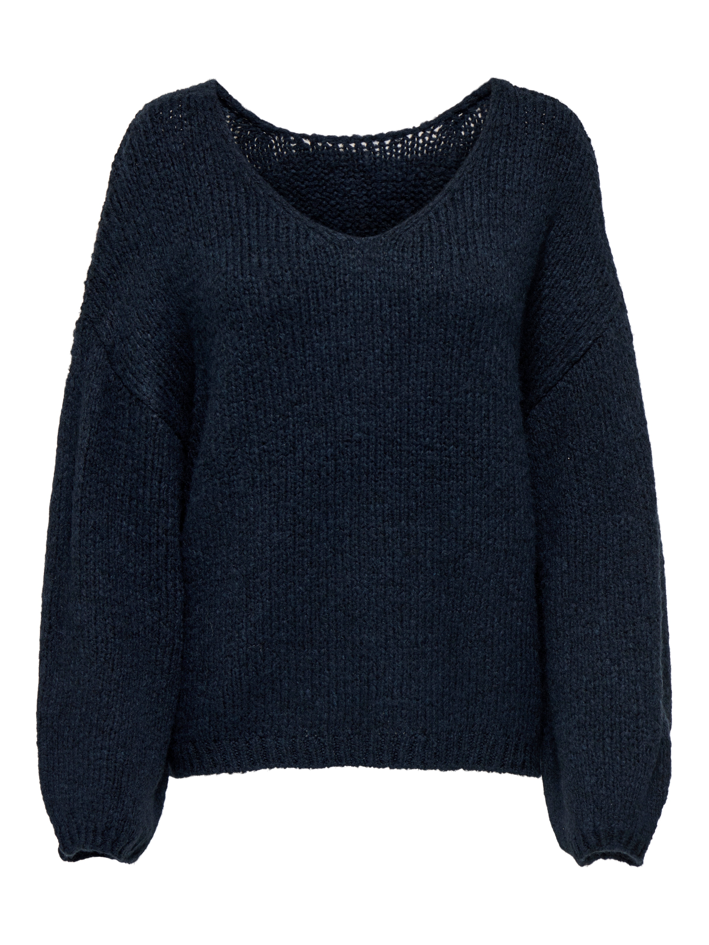 JDY V-Ausschnitt-Pullover »JDYDINEA L/S REVERSIBLE PULLOV. KNT NOOS«, der V-Ausschnitt kann vorn und hinten getragen werden