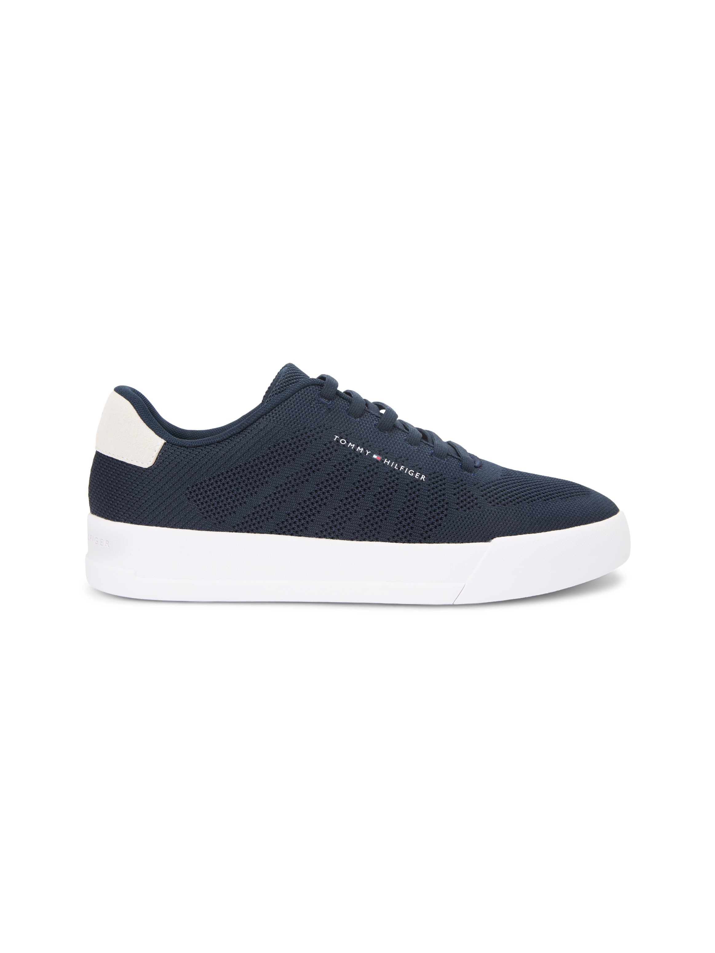 Tommy Hilfiger Slip-On Sneaker »TH COURT KNIT«  Freizeitschuh, Halbschuh, Schlüpfschuh in modischer Strick-Optik
