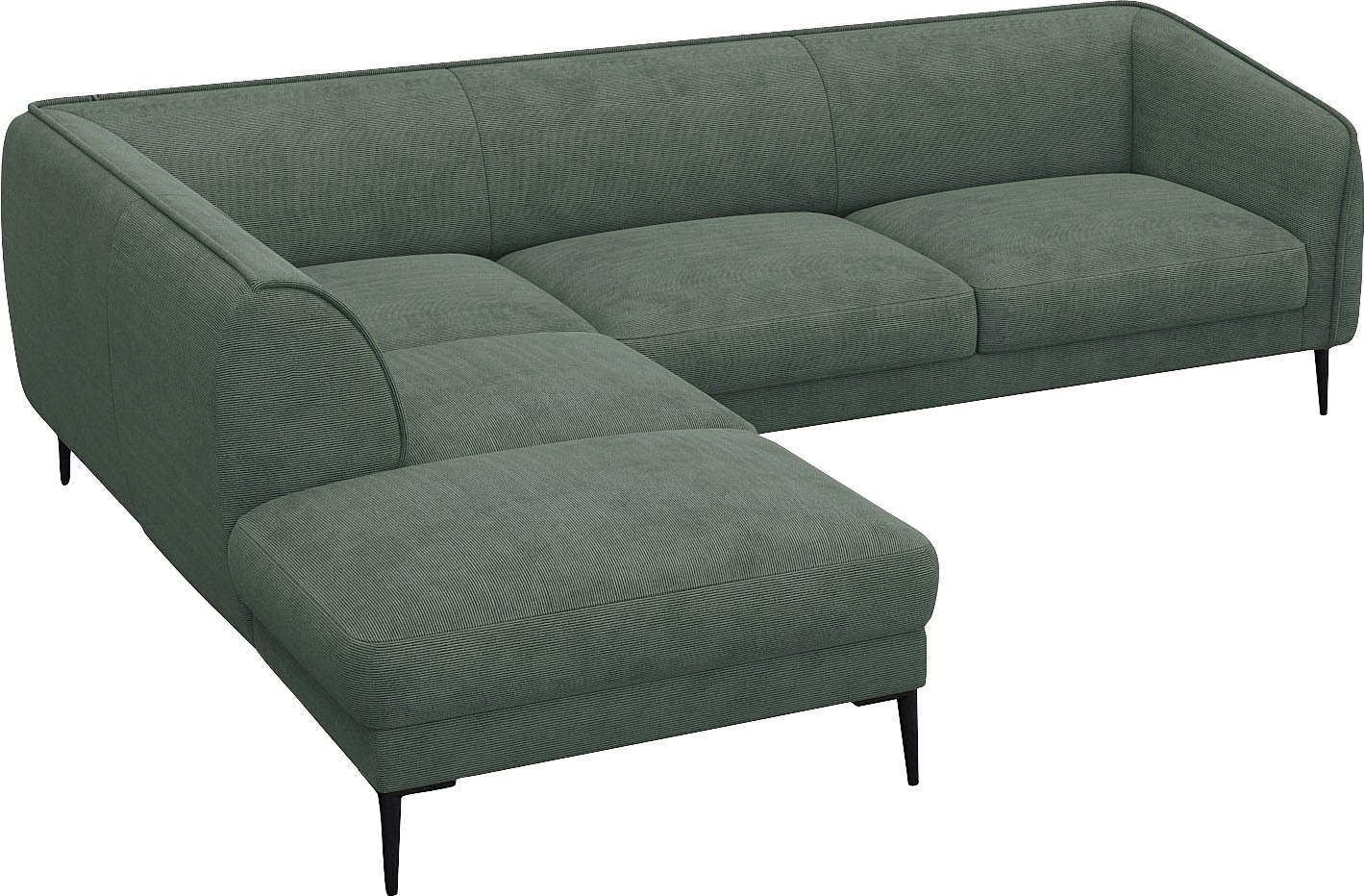FLEXLUX Ecksofa "Belle Designsofa, L-Form, B/T 268/209 cm", Skandinavisches günstig online kaufen