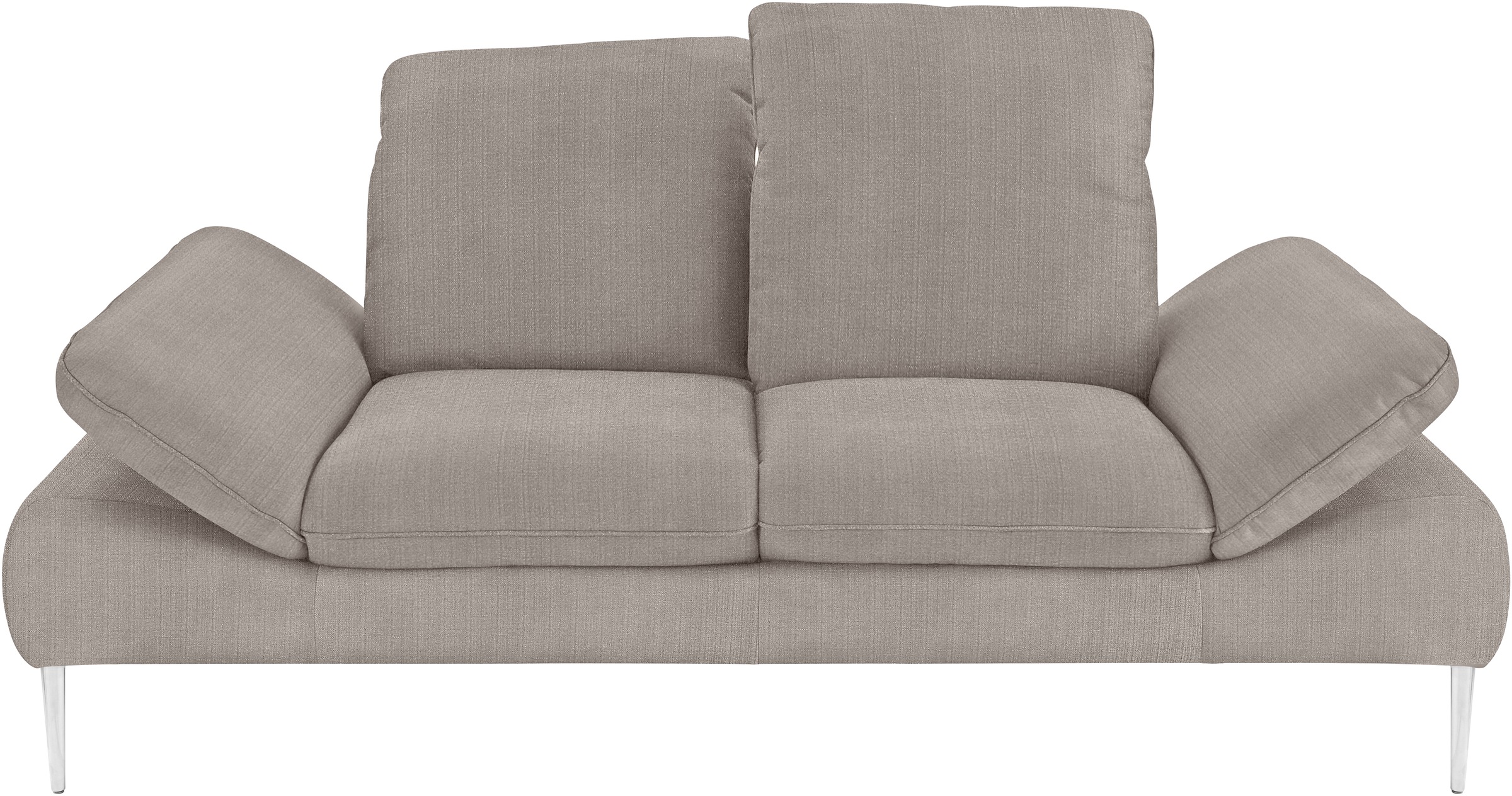 W.SCHILLIG 2,5-Sitzer »enjoy&MORE«, mit Sitztiefenverstellung, Füße Chrom glänzend, Breite 232 cm