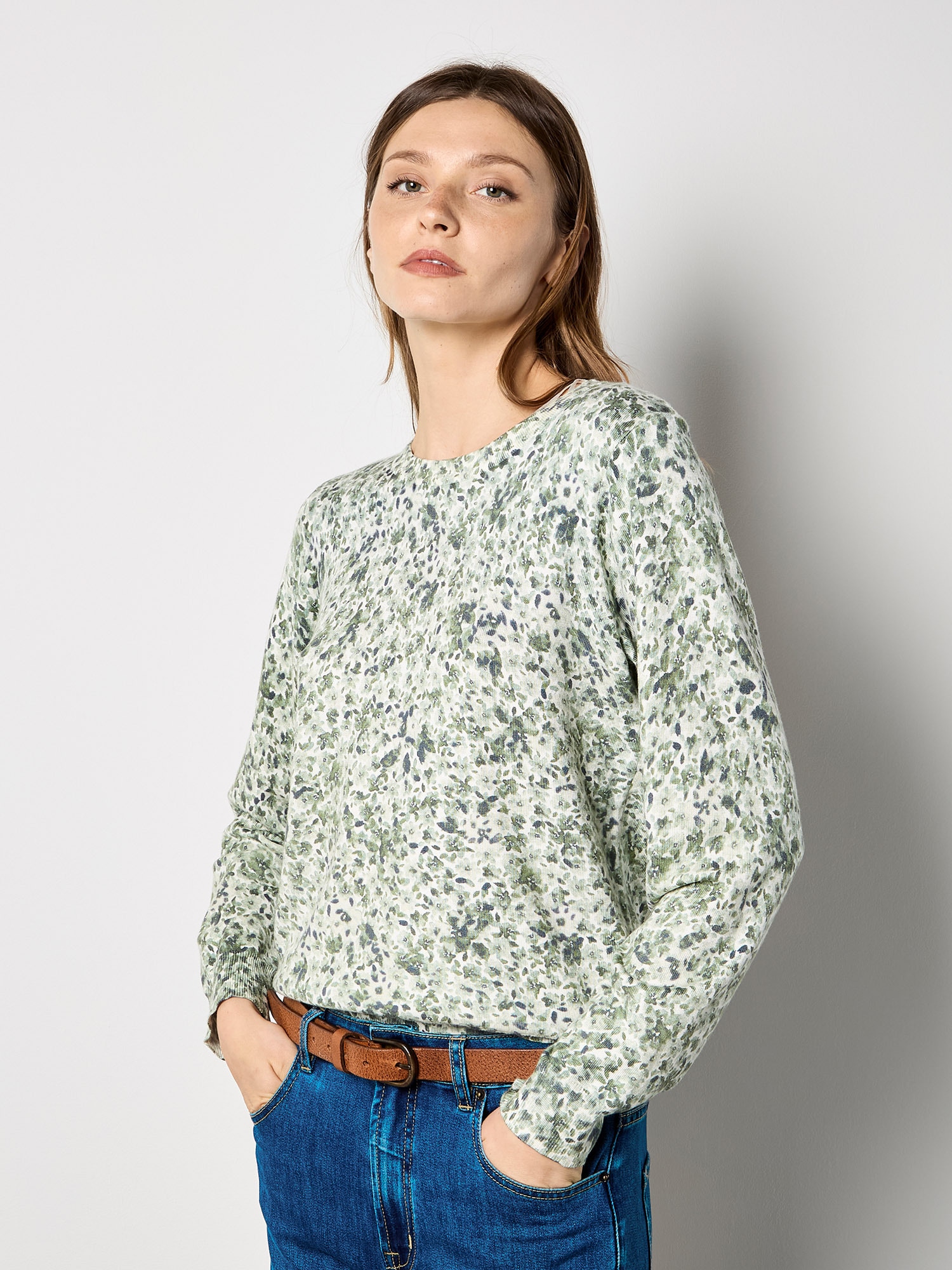 Apricot Langarmshirt "Feinstrickpullover"