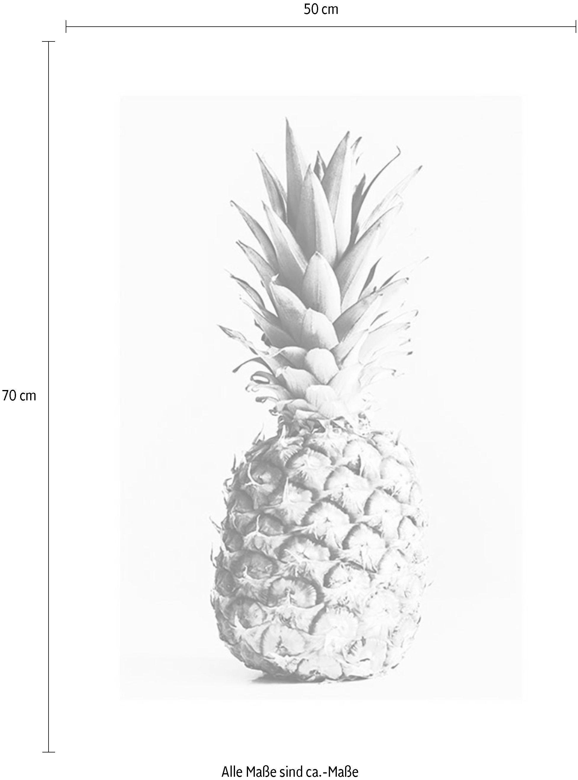 Komar Bild »Pineapple«, Obst, (1 St.), Wandbild zur Dekoration - ohne Rahmen