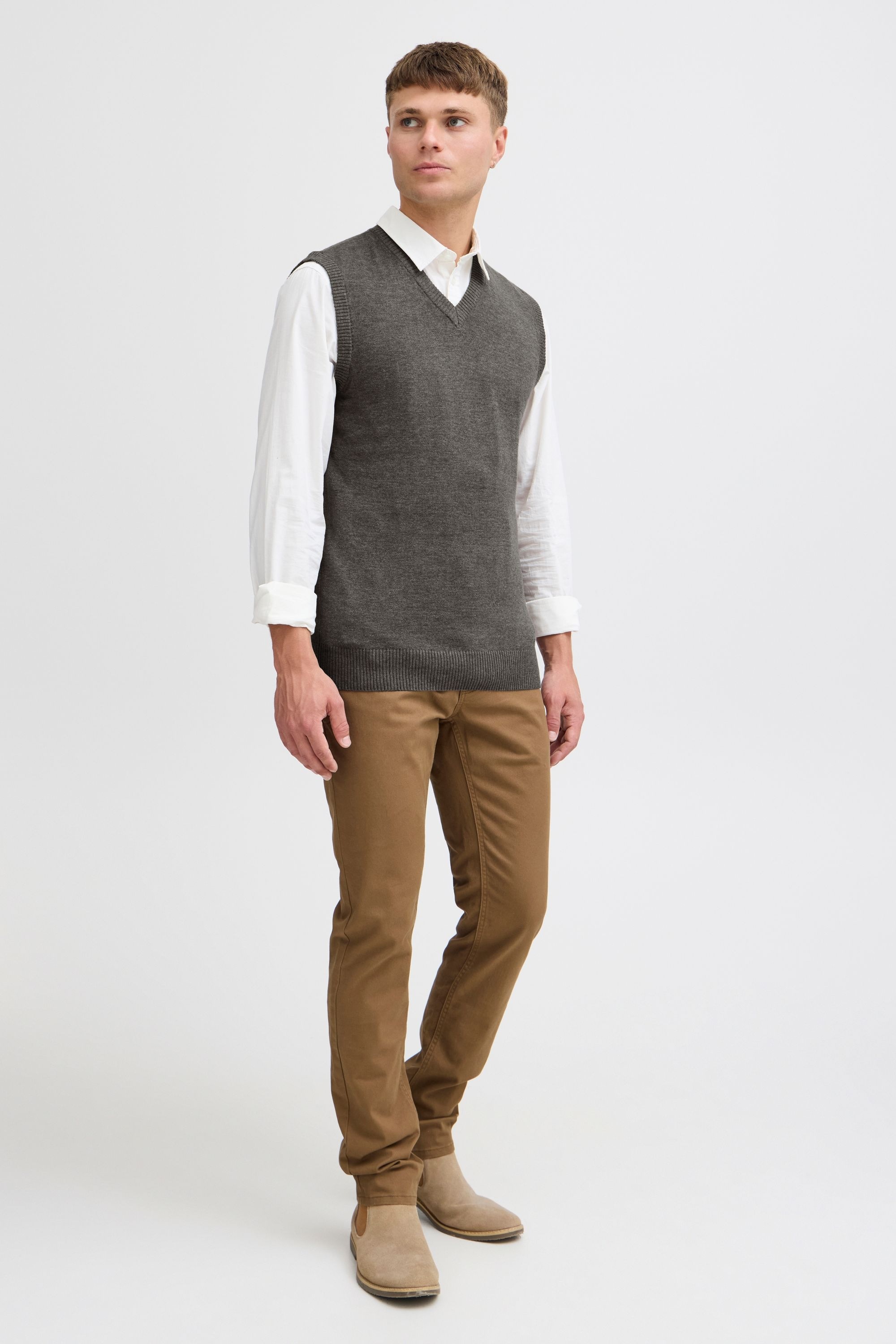 Blend V-Ausschnitt-Pullover "V-Ausschnitt-Pullover BHLarsson" günstig online kaufen