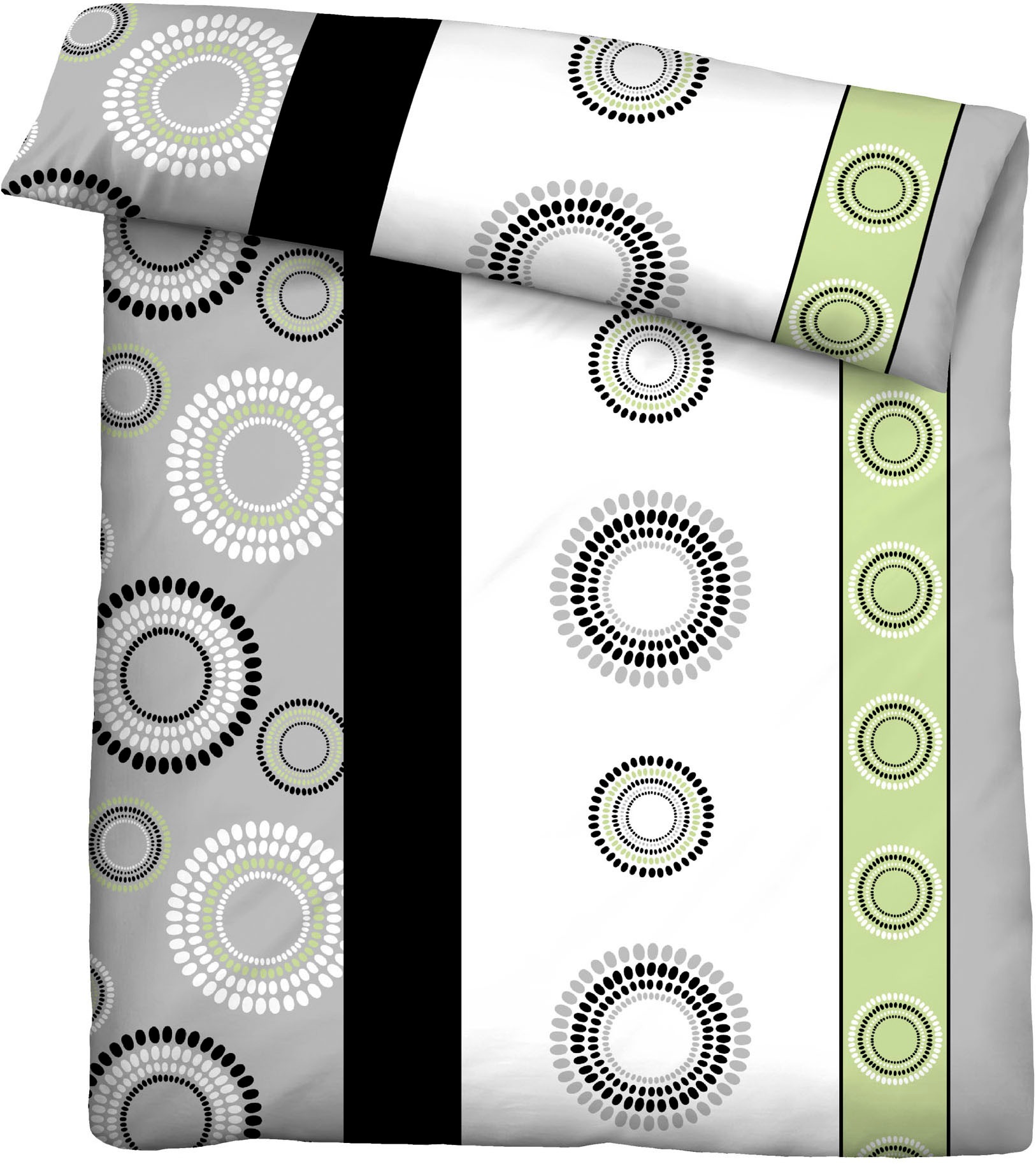 Castell - Markenbettwäsche Bettwäsche »0460123«, Polycotton, hautsympathisch, atmungsaktiv, mit Reißverschlüssen