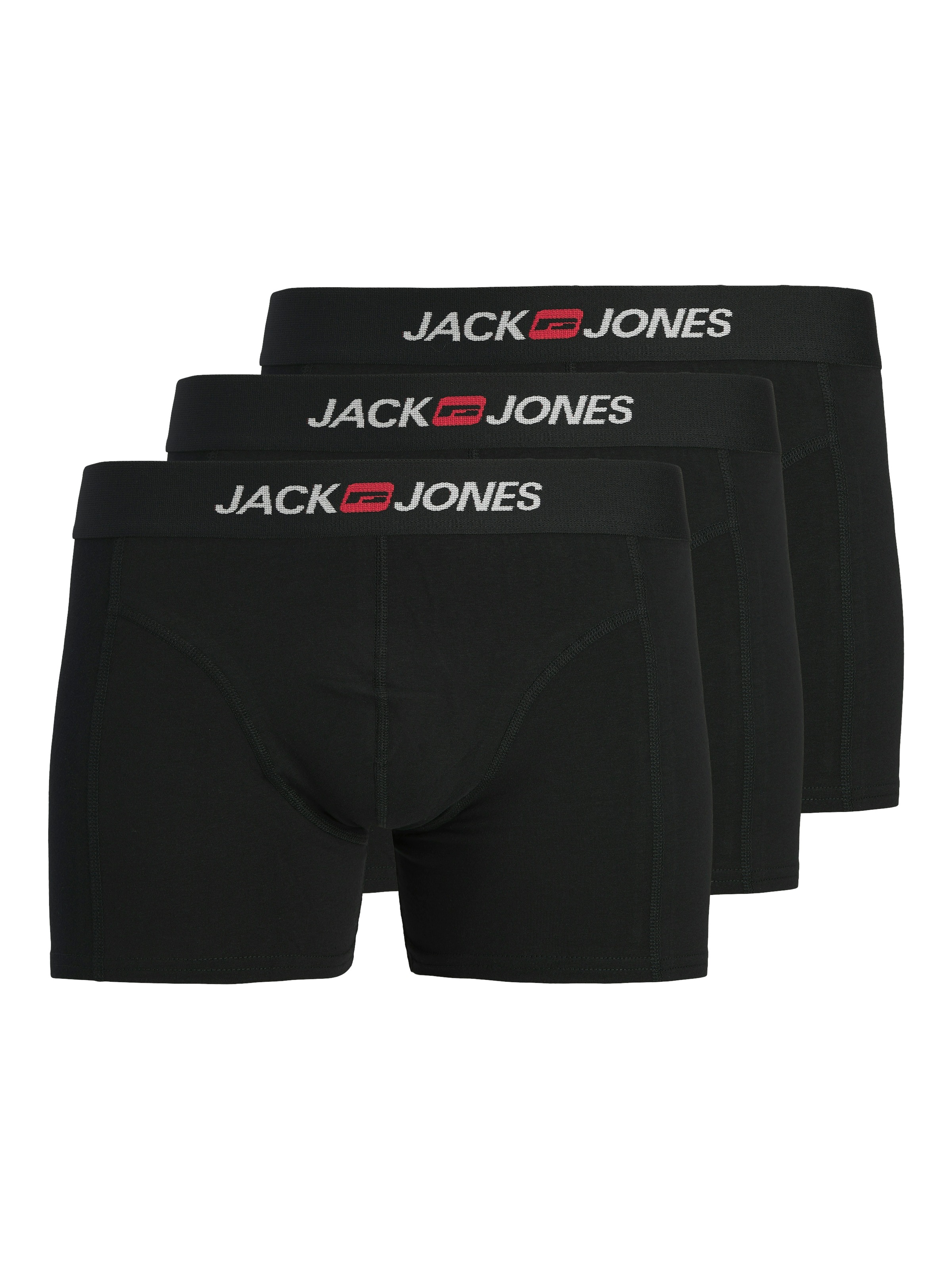 Jack & Jones Trunk »JACOLD – Boxershorts mit farbigem Bund im 6er-Pack«, (Packung, 6 St.), Druck, modisch, regular fit, Jersey