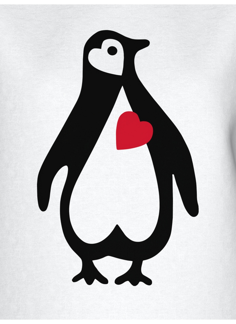 Trigema Schlafanzug »TRIGEMA Pyjama-Oberteil mit herzigem Pinguin-Print«, (1 tlg.)