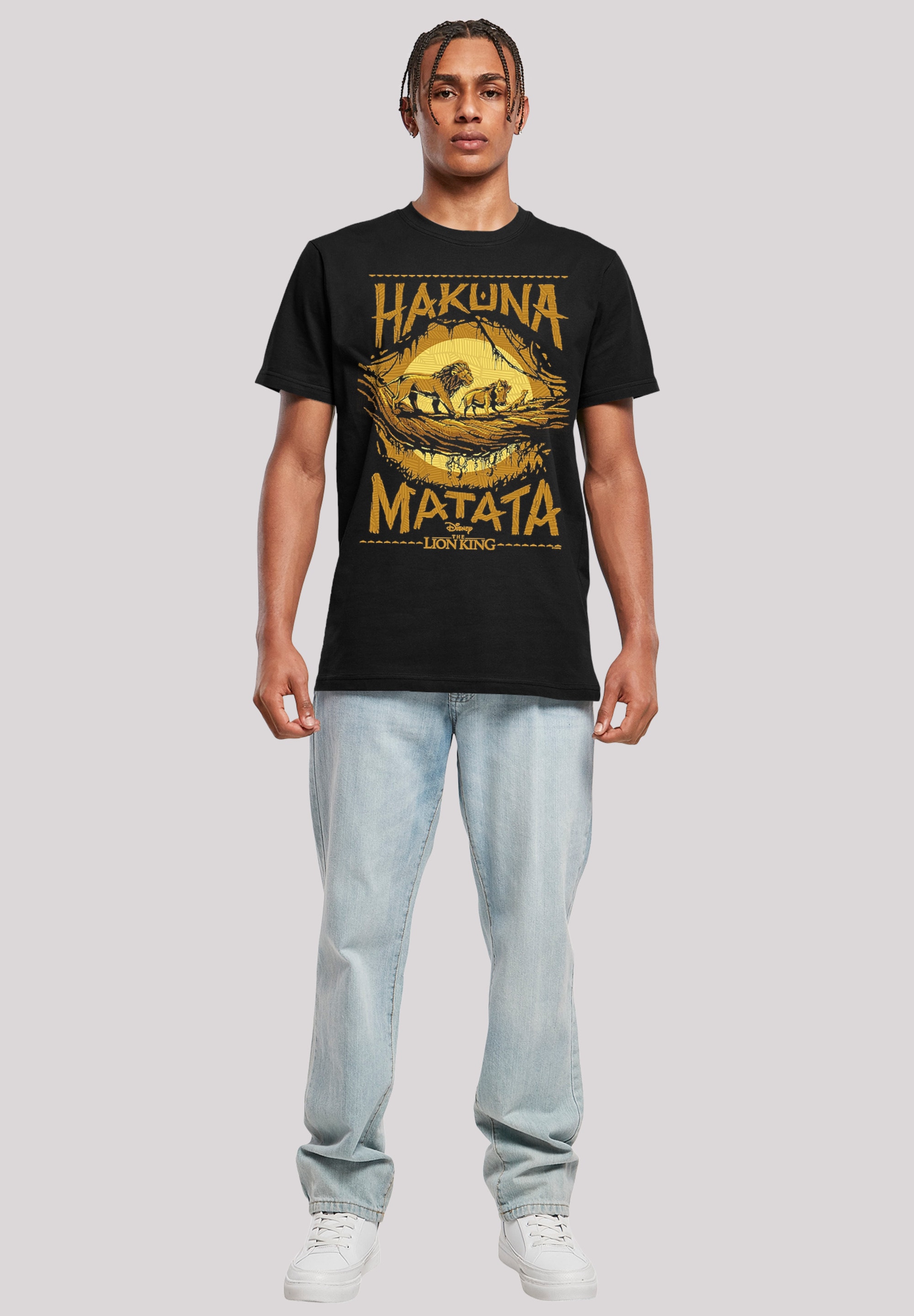 F4NT4STIC T-Shirt »König der Löwen Hakuna Matata«, Print