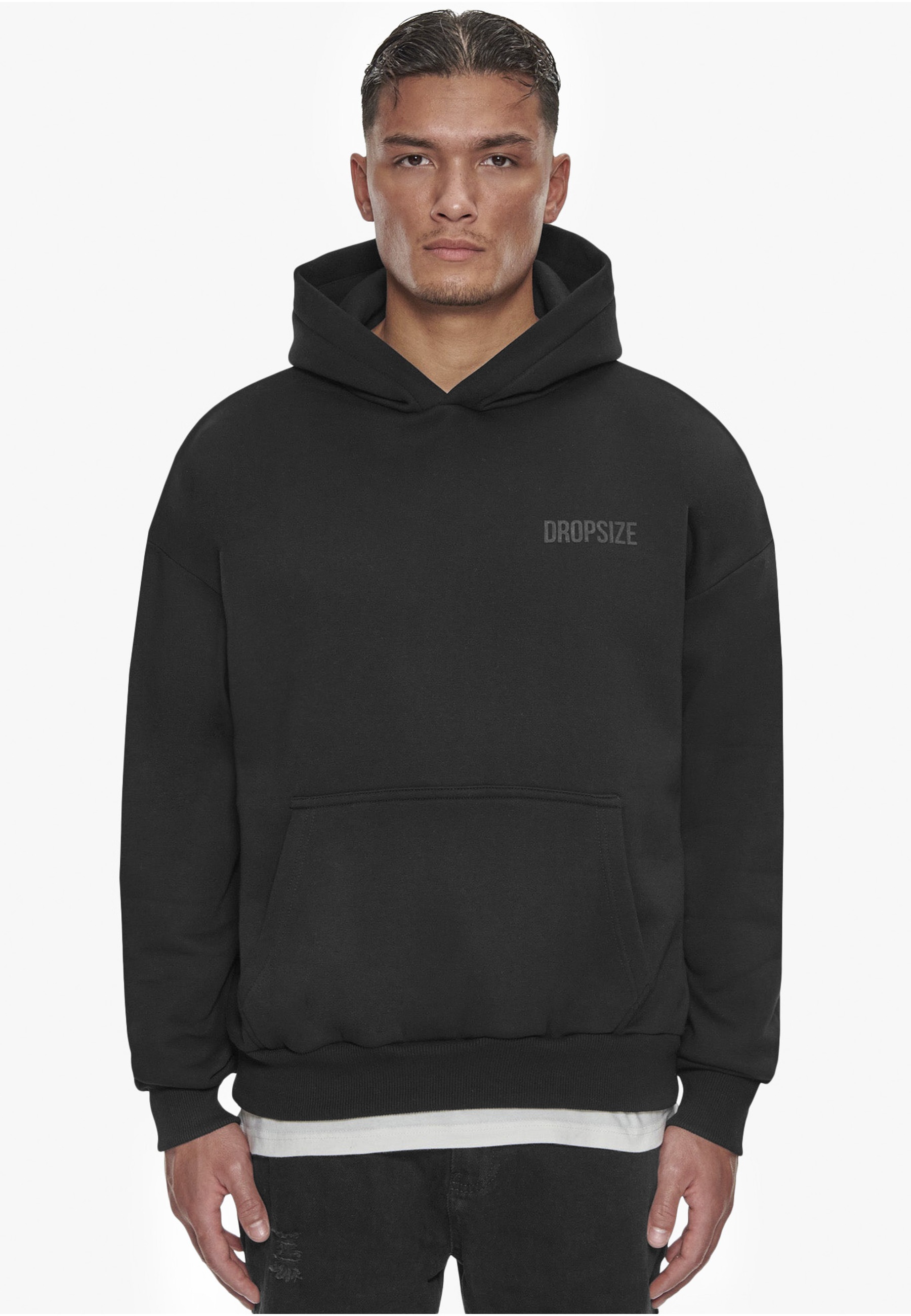 Thumbnail - Dropsize Kapuzenpullover "Dropsize Herren Dropsize Heavy Oversize HD Print Hoodie" 1 Stk.