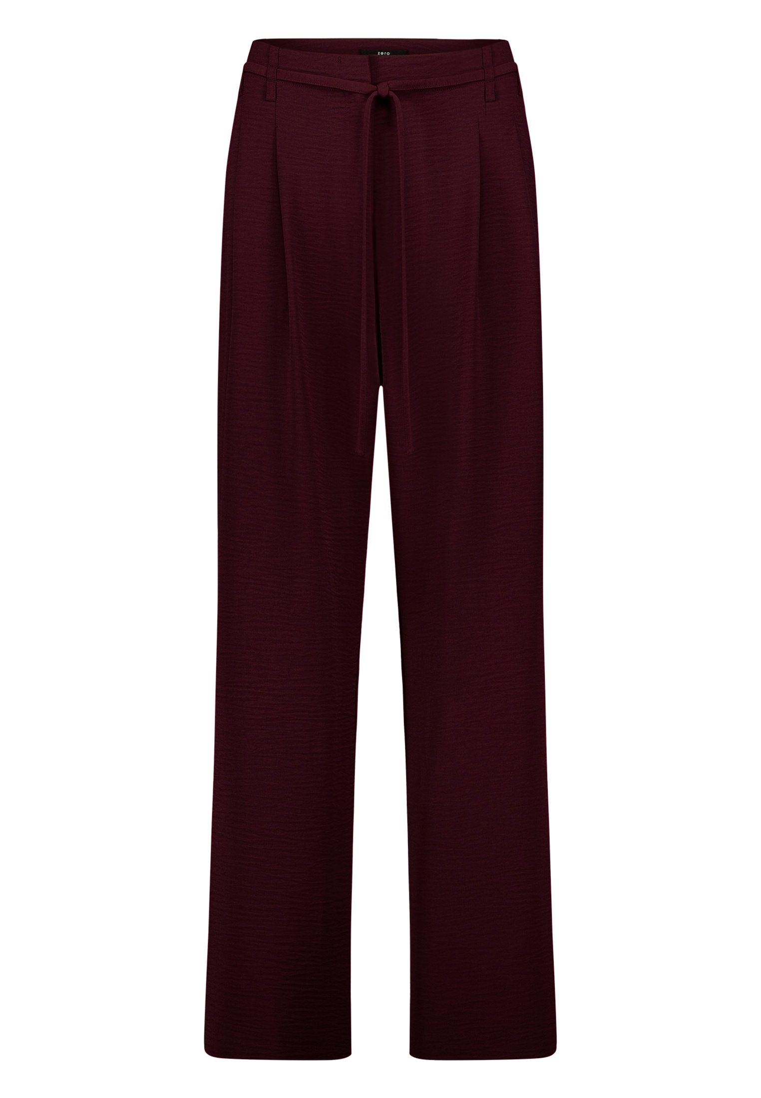 Zero Stoffhose »Damen fit Hose mit Bindegürtel«  Material