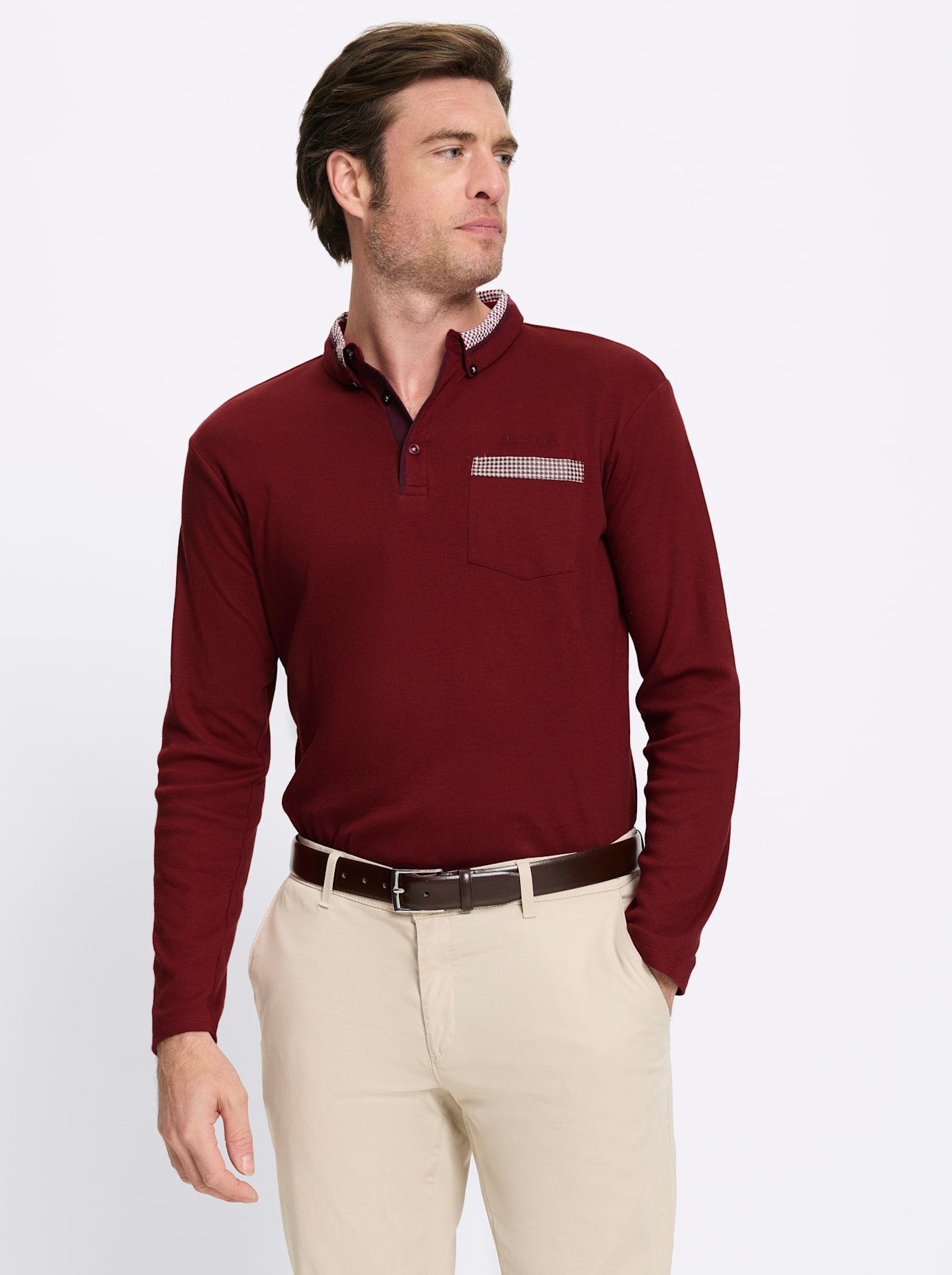 Marco Donati Langarmshirt "Langarm-Shirt" 1