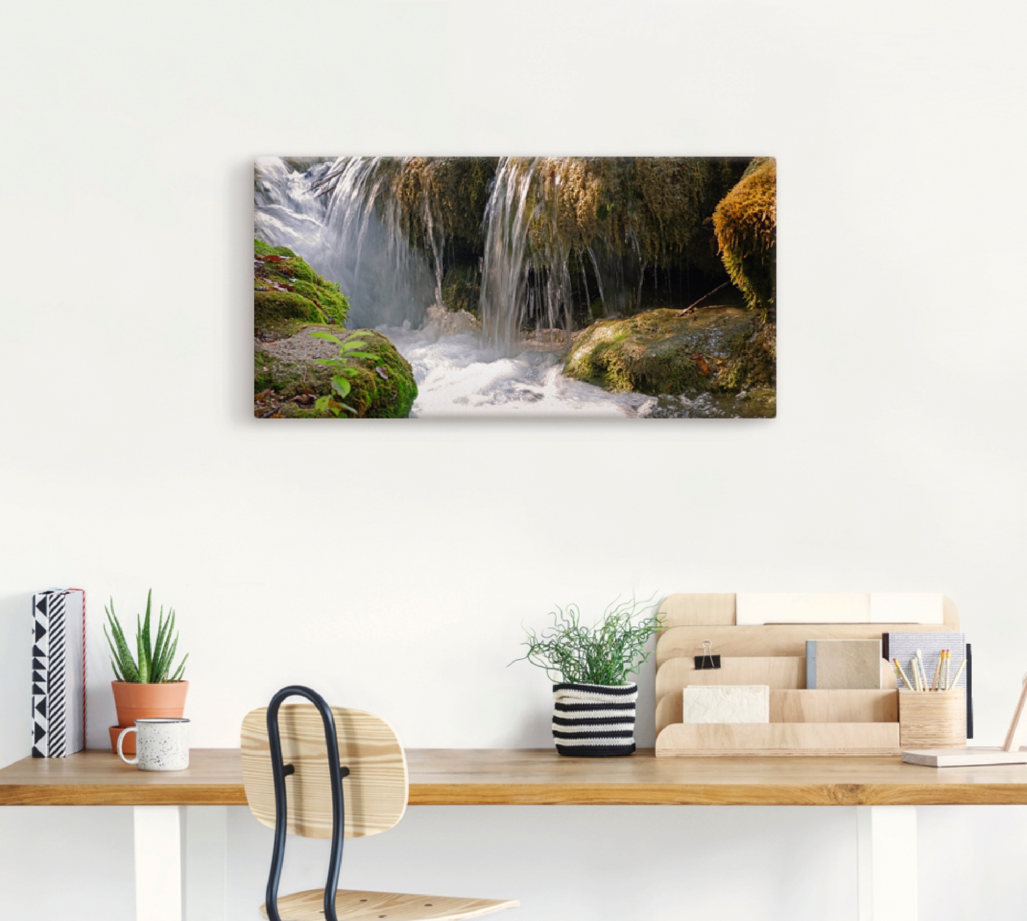 Artland Wandbild »Wasserfall«, Gewässer, (1 St.), als Leinwandbild, Poster, Wandaufkleber in verschied. Größen
