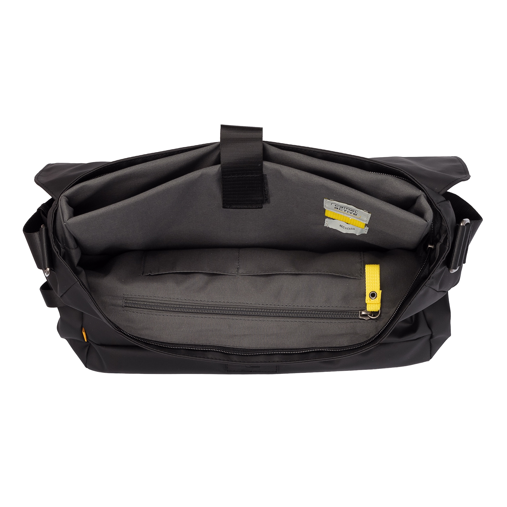 camel active Messenger Bag »Explore« Herren Umhängetasche mit reflektierende Reißverschlüsse