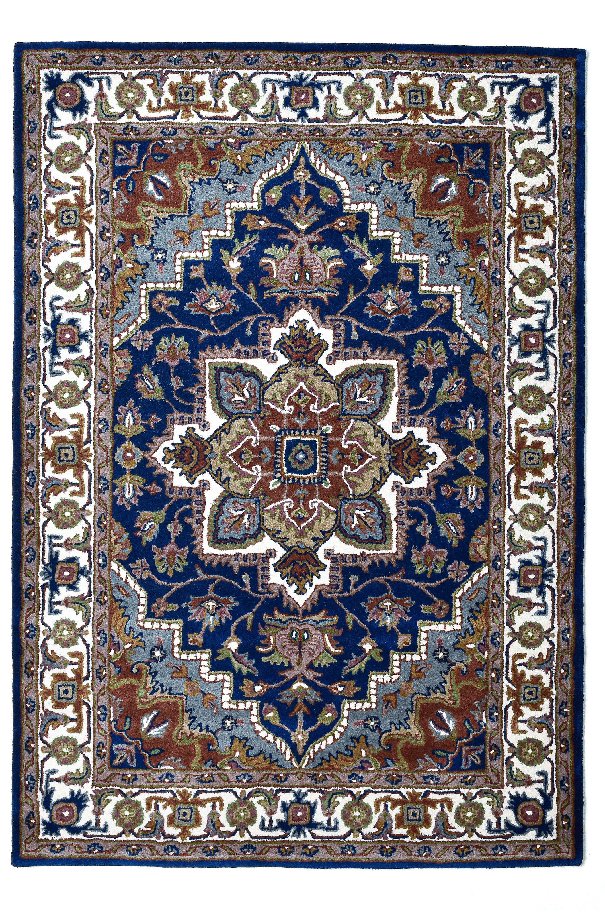 my home Wollteppich »Aman«, rechteckig, 14 mm Höhe, reine Wolle, Orient-Optik, auch als Läufer 70/270 cm erhältlich
