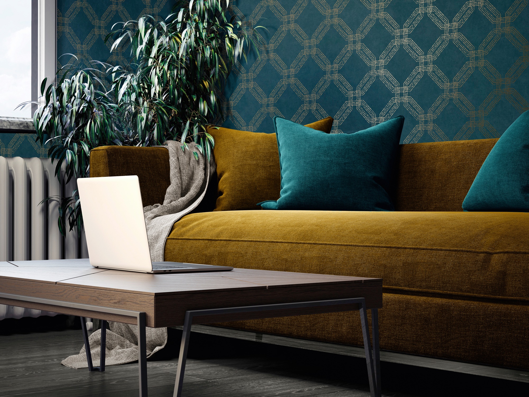 A.S. Création Vliestapete »Pop Style«, gemustert-Motiv-abstrakt, Moderne Tapete Geometrisch Tapeten Wohnzimmer Schlafzimmer Küche Flur