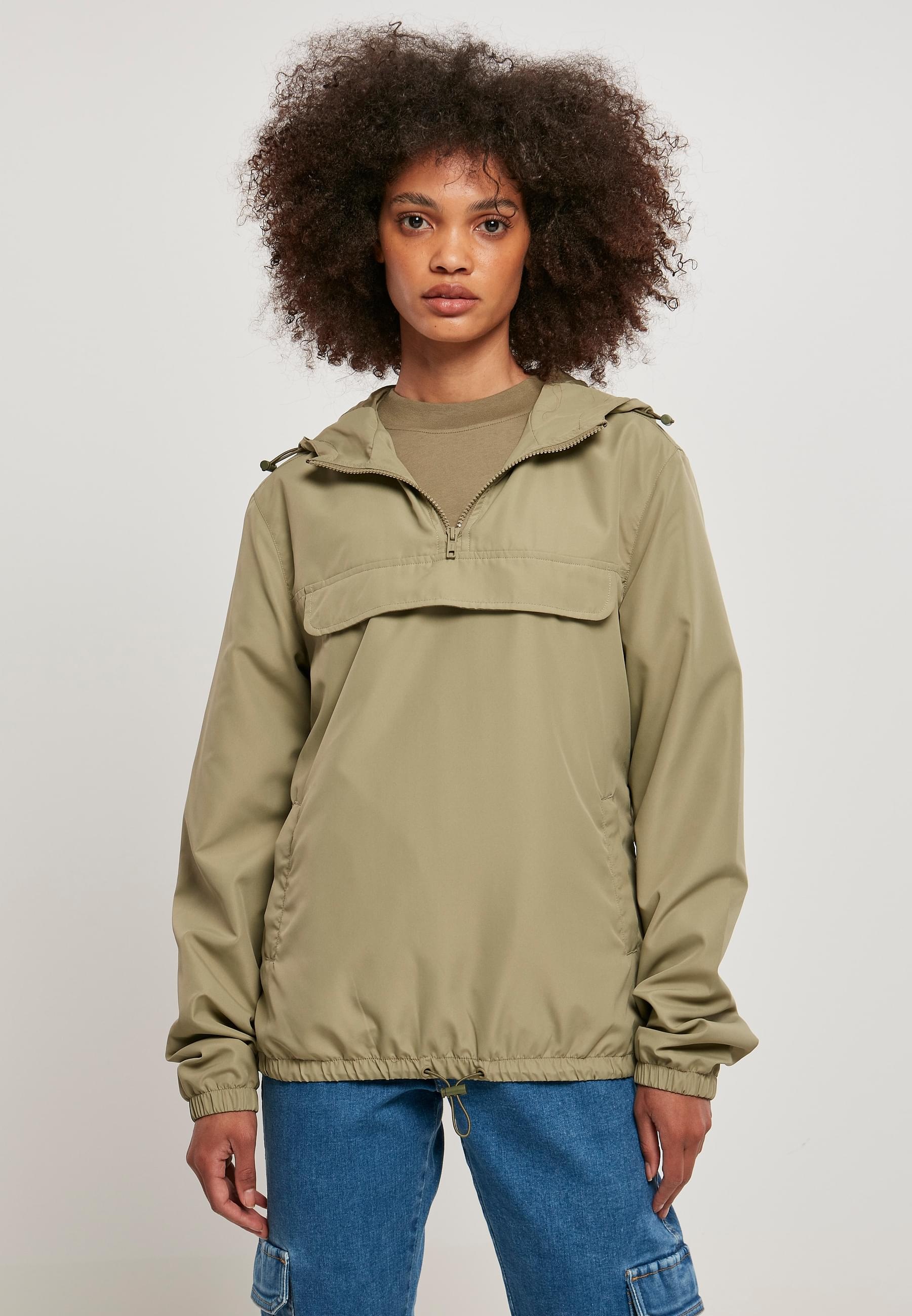 URBAN CLASSICS Allwetterjacke »Urban Classics Damen Ladies Recycled Basic Pull Over Jacket«, (1 St.), mit Kapuze