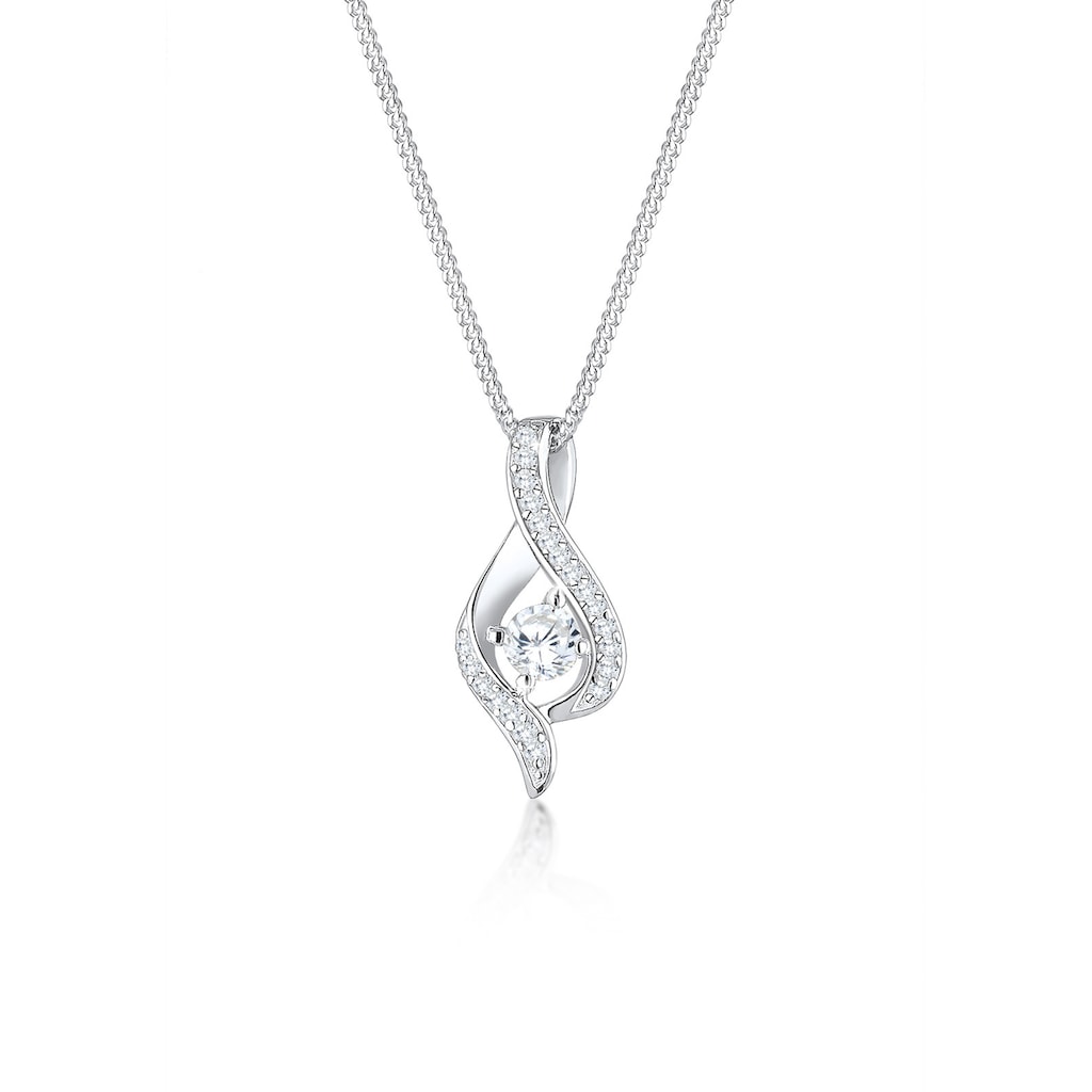 Elli Collierkettchen »Infinity Symbol Zirkonia Amoureux 925 Silber«