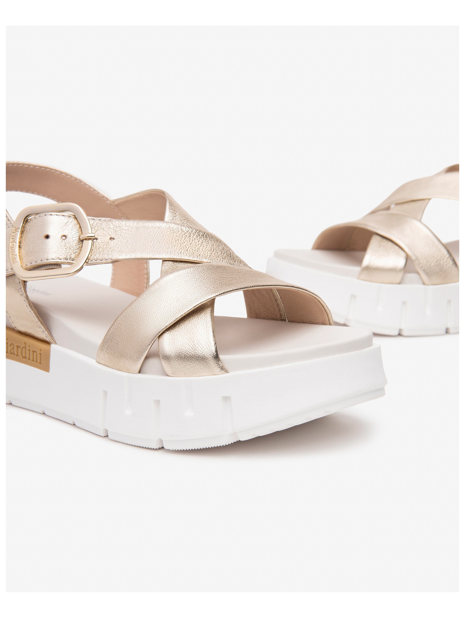 Nero Giardini Plateausandaletten »Nero Giardini Sandalen Leder«