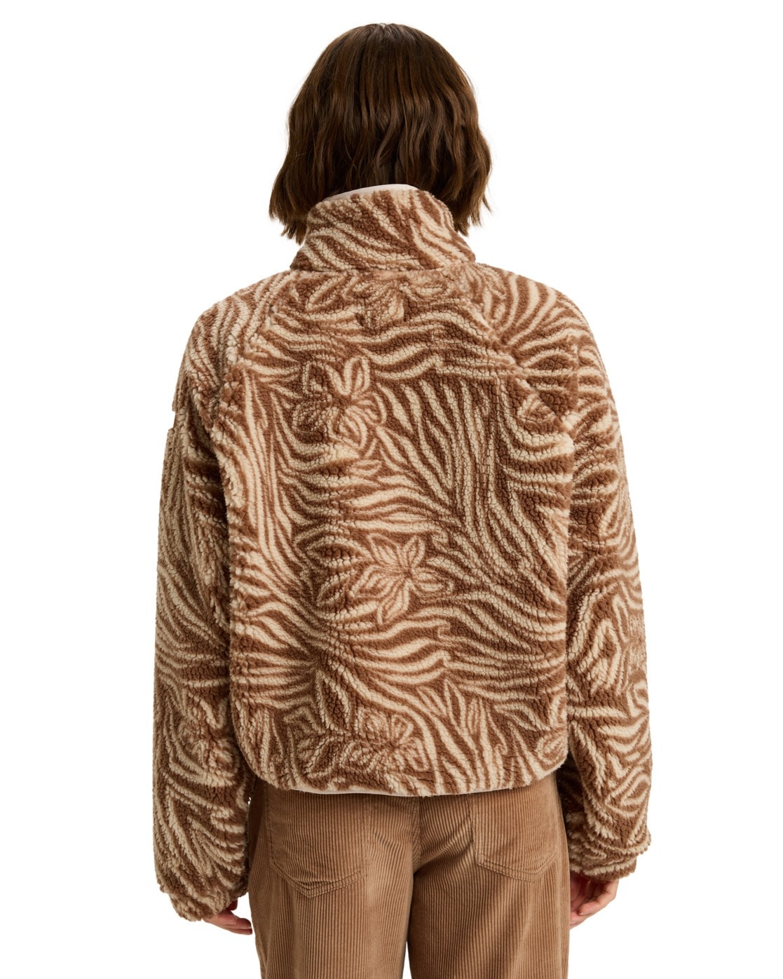 Roxy Fleecepullover »Blurry Cloud Print«
