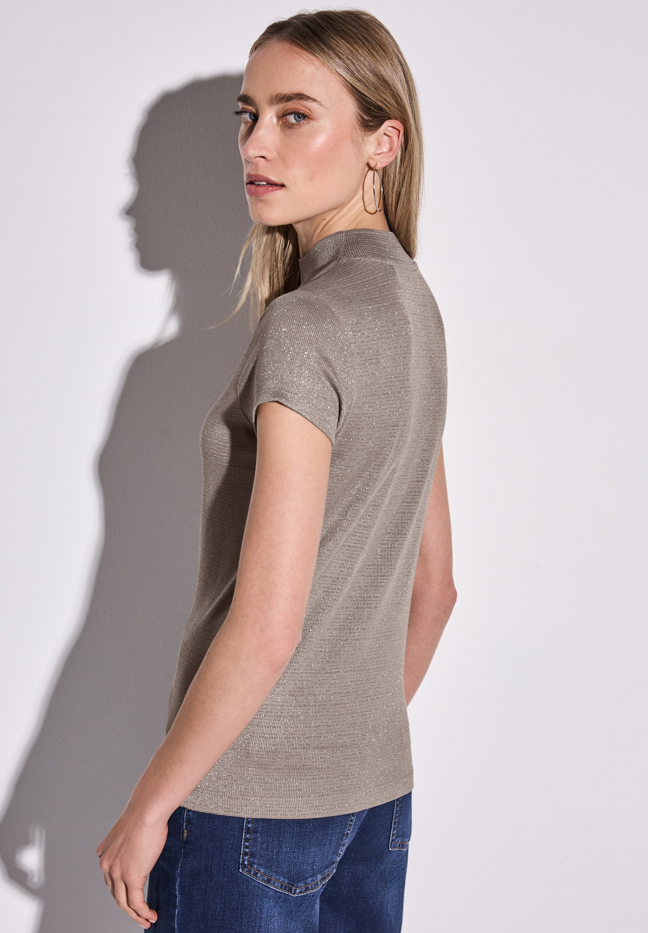 STREET ONE T-Shirt, mit Turtleneck