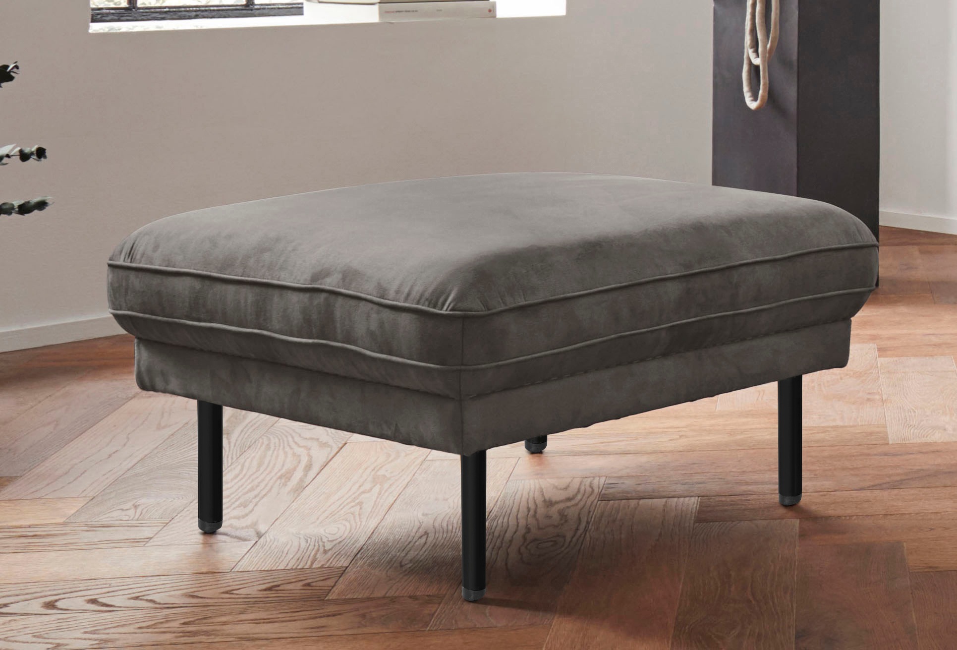 OTTO home Hocker "Nordfyn" edles Design in 3 Bezugsqualitäten, Design by Mo günstig online kaufen