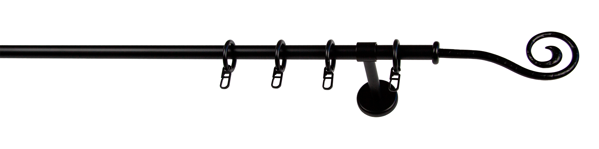 GARESA Gardinenstange "ESPERANCA" Ø 16 mm 1 läufig-läufig Wunschmaßlänge Vo günstig online kaufen