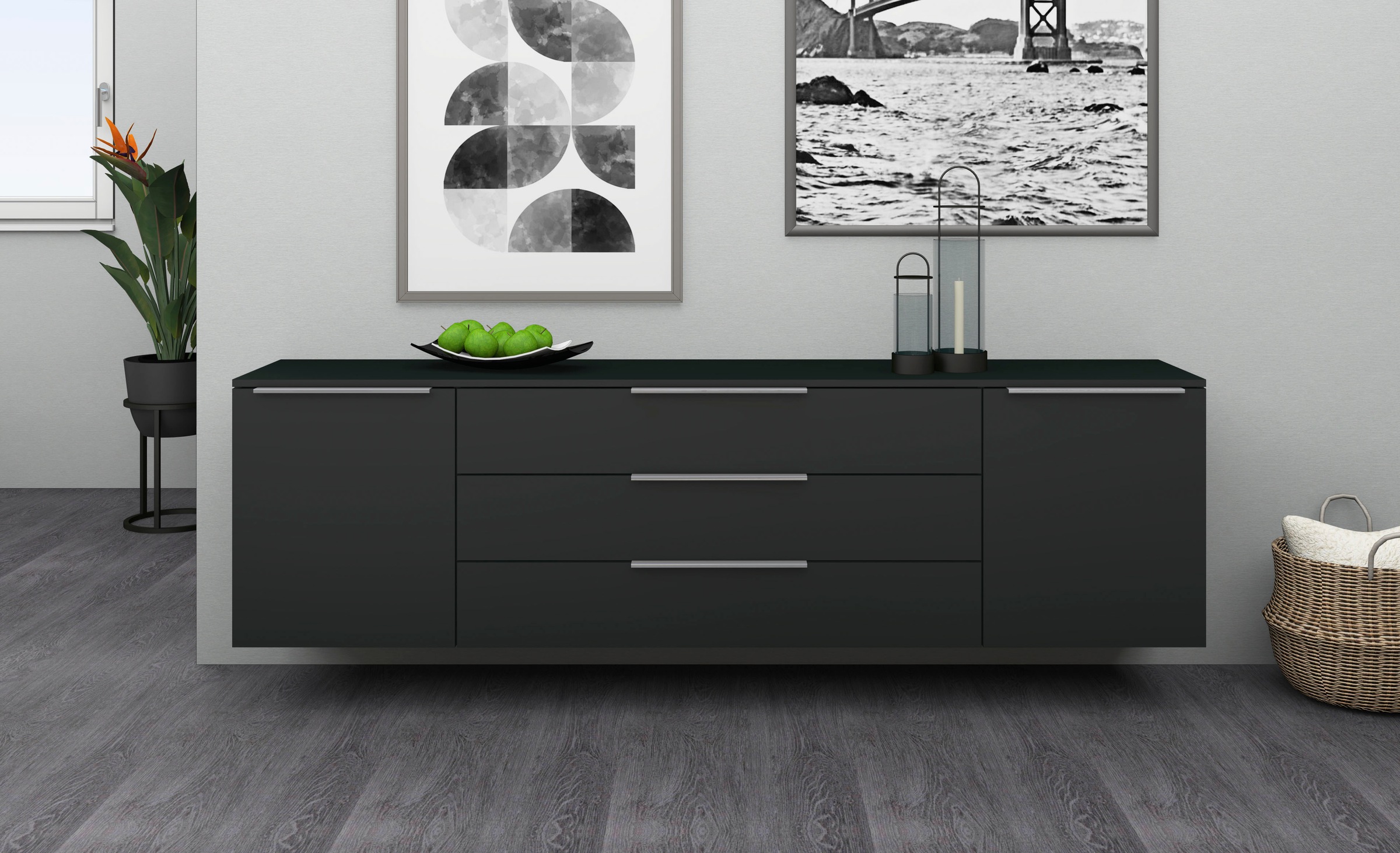 borchardt Möbel Sideboard »Oliva«, Breite 166 oder 200 cm