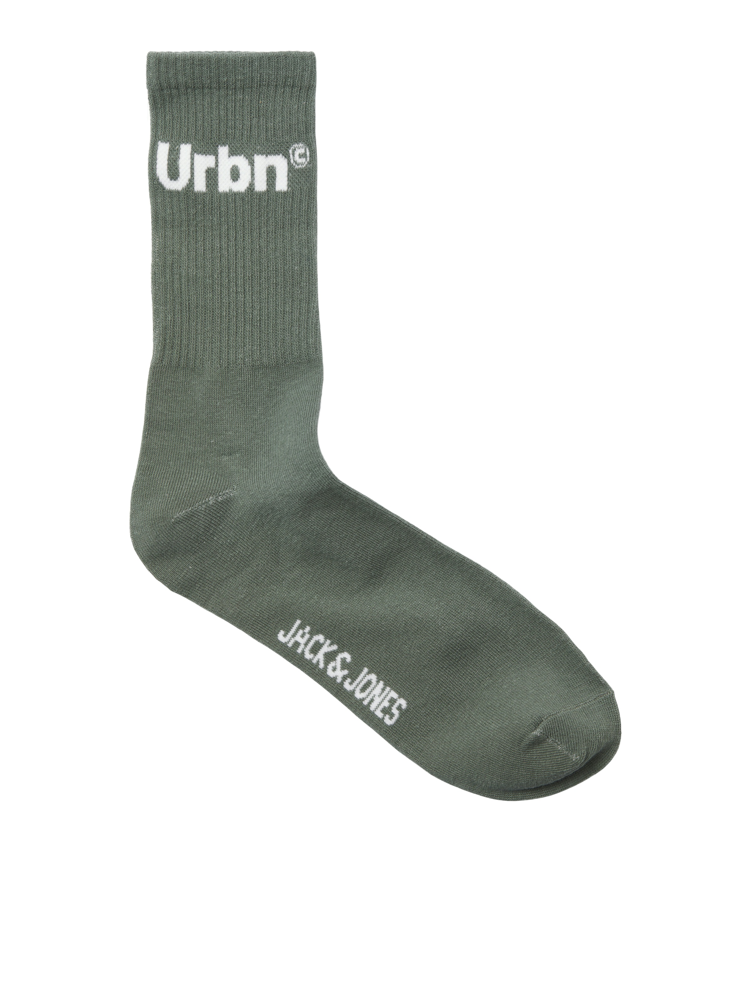 Jack & Jones Freizeitsocken »JACURBN TENNIS SOCKS 3 PACK SN«, (Packung, 3 Paar), mit Schriftzug